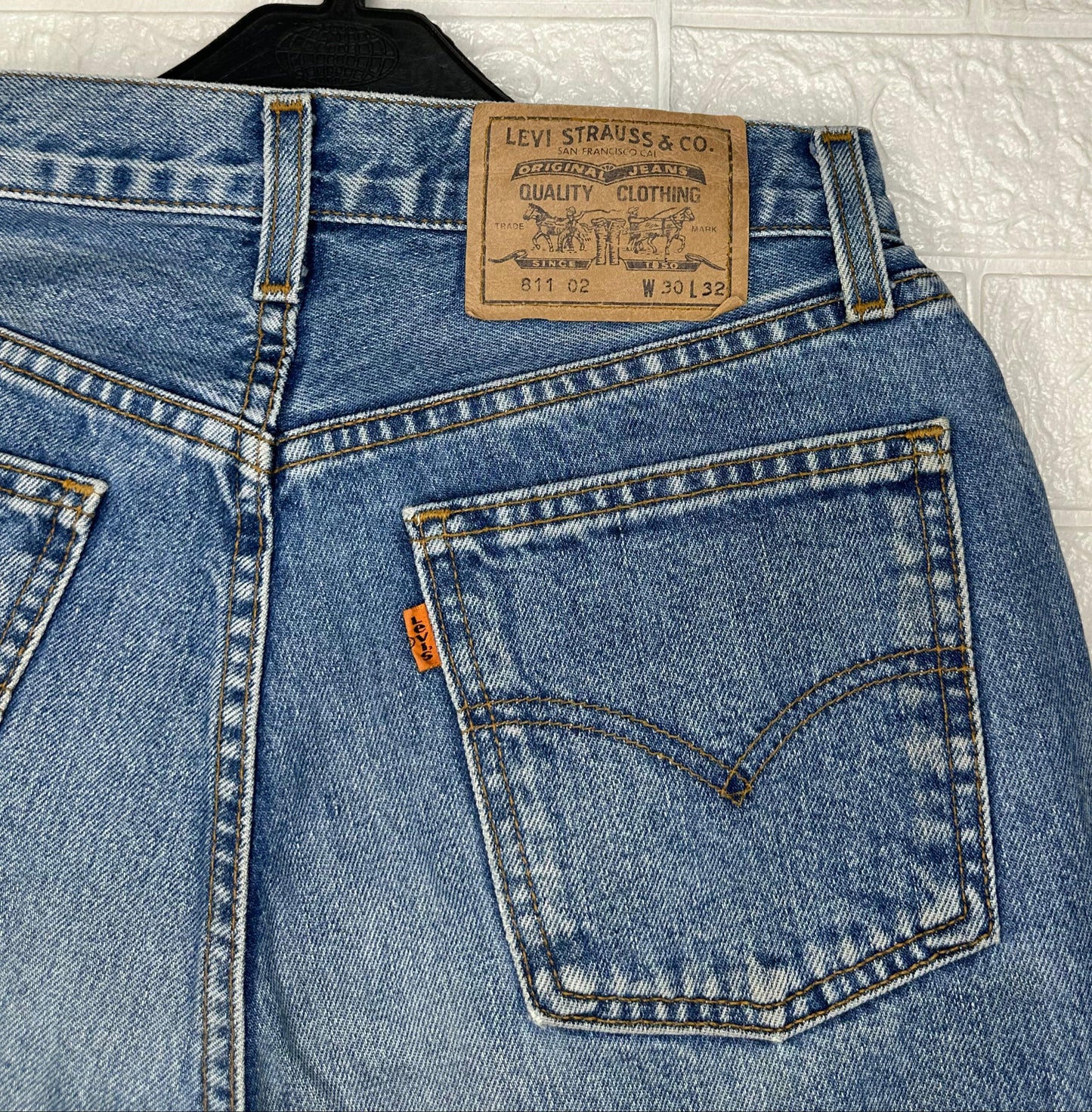 Vintage Levi’s 511 Painted Jeans | W30 L32 Slim Fit | Hand-Painted Custom Denim | Unique Streetwear Art Pants