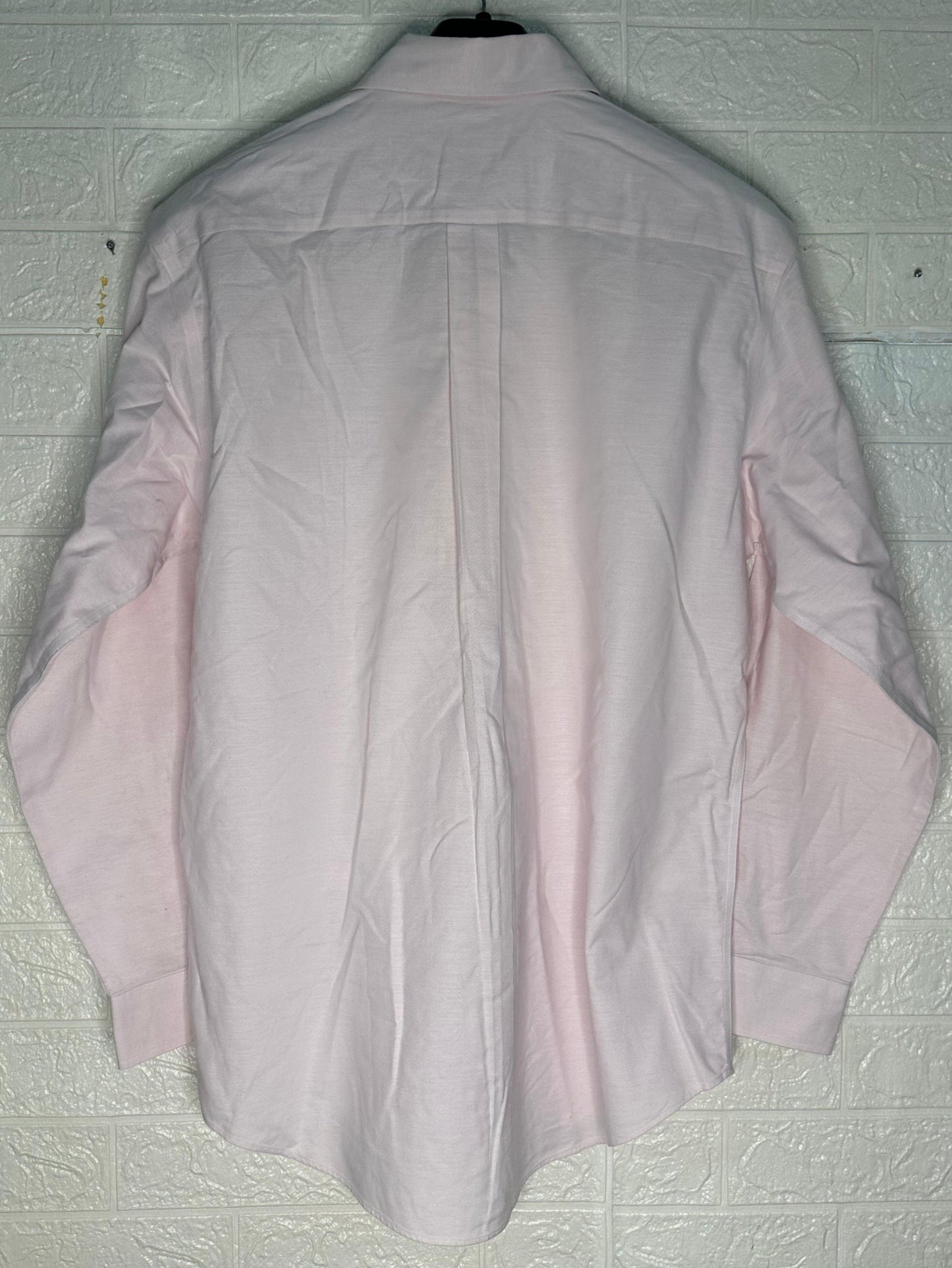 Brooks Brothers Original Polo Dress Shirt | Solid Light Pink | Size Medium 15½-34