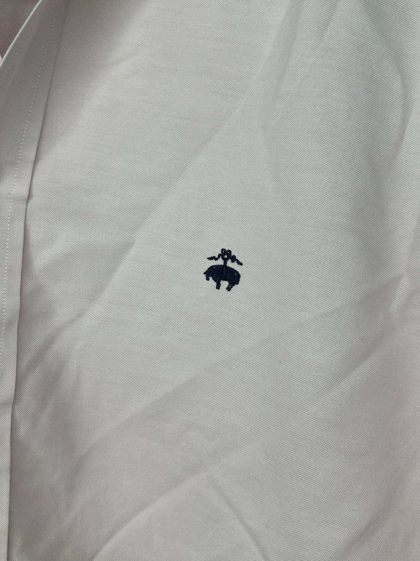 Brooks Brothers Original Polo Dress Shirt | Solid Light Pink | Size Medium 15½-34
