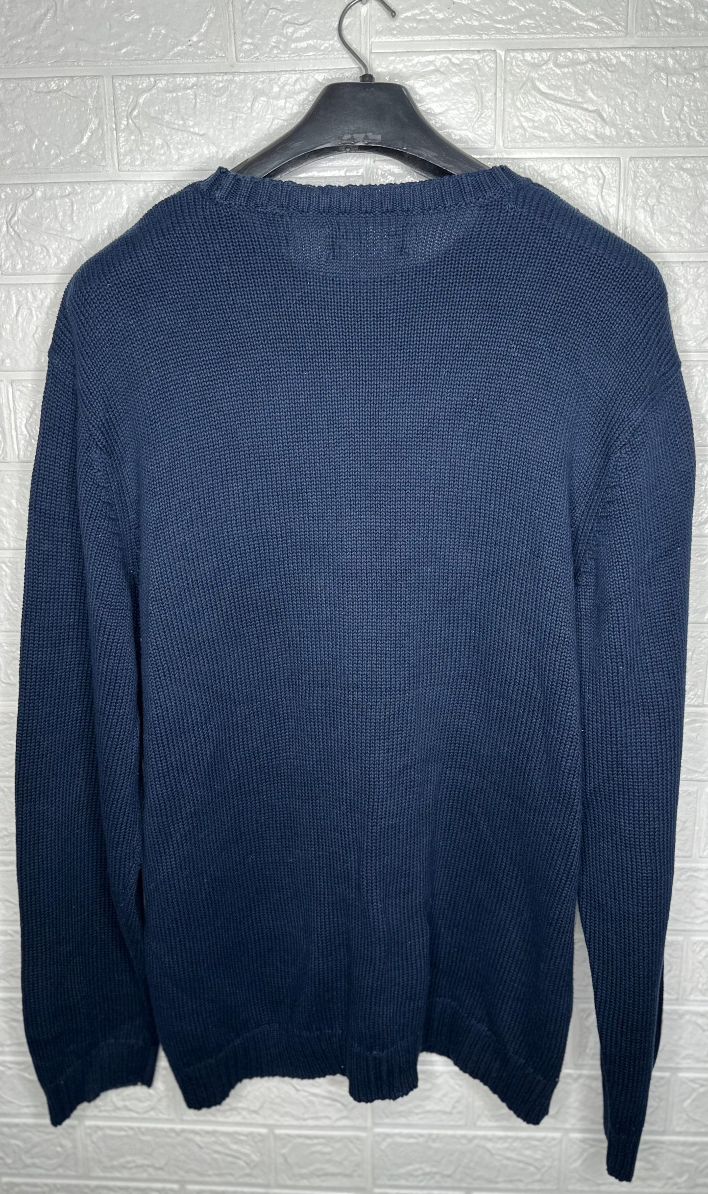 Chaps Ralph Lauren Men's Crewneck Sweater – Navy Blue, XXL