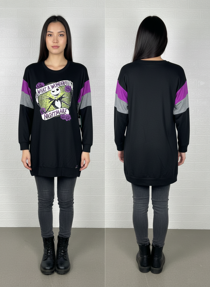 Disney "Good Mood" T-Shirt XXL - Mickey Mouse Classic Black Graphic Tee