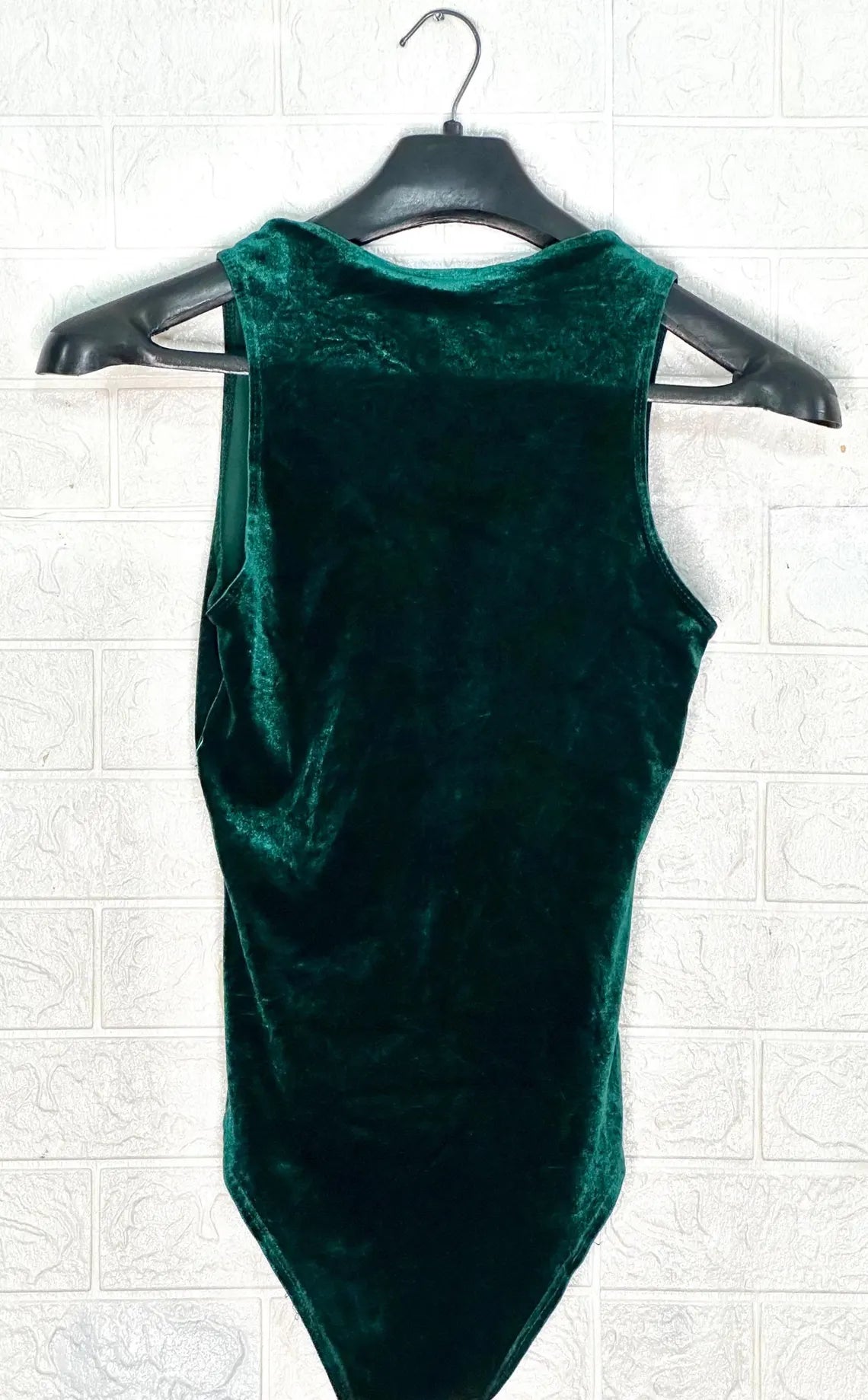 Y2K Topshop Green Velvet Top