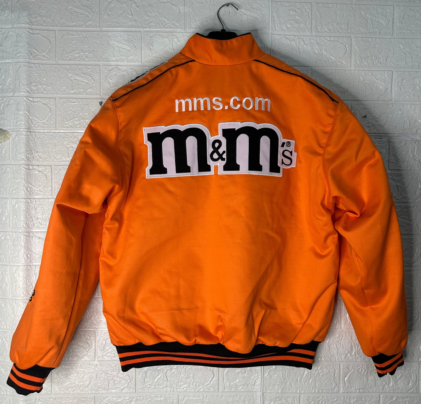 Vintage-Inspired M&M’s Racing Jacket | Reworked NASCAR Bomber