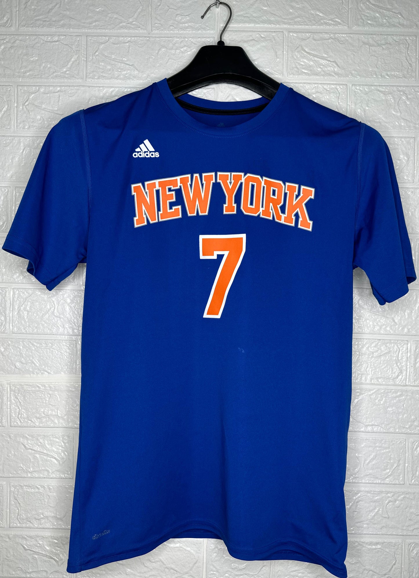 Adidas New York Knicks T-Shirt β Blue β Size Small β NBA #7