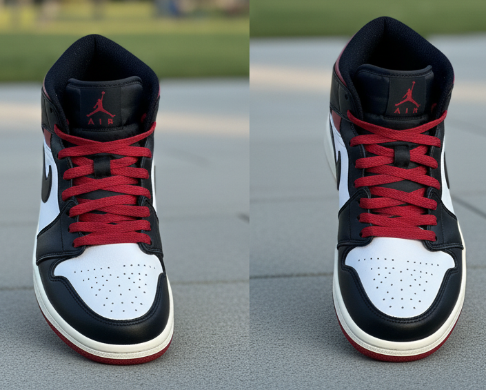 Nike Air Jordan 1 Mid “Black Gym Red” UK Size 6
