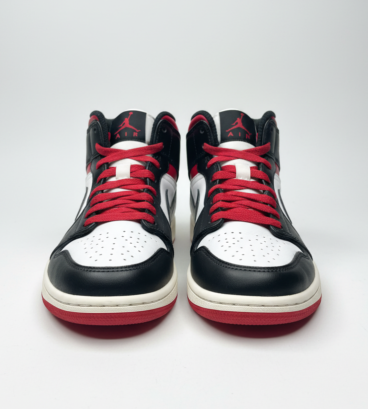 Nike Air Jordan 1 Mid “Black Gym Red” UK Size 6