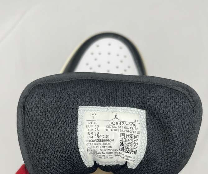 Nike Air Jordan 1 Mid “Black Gym Red” UK Size 6
