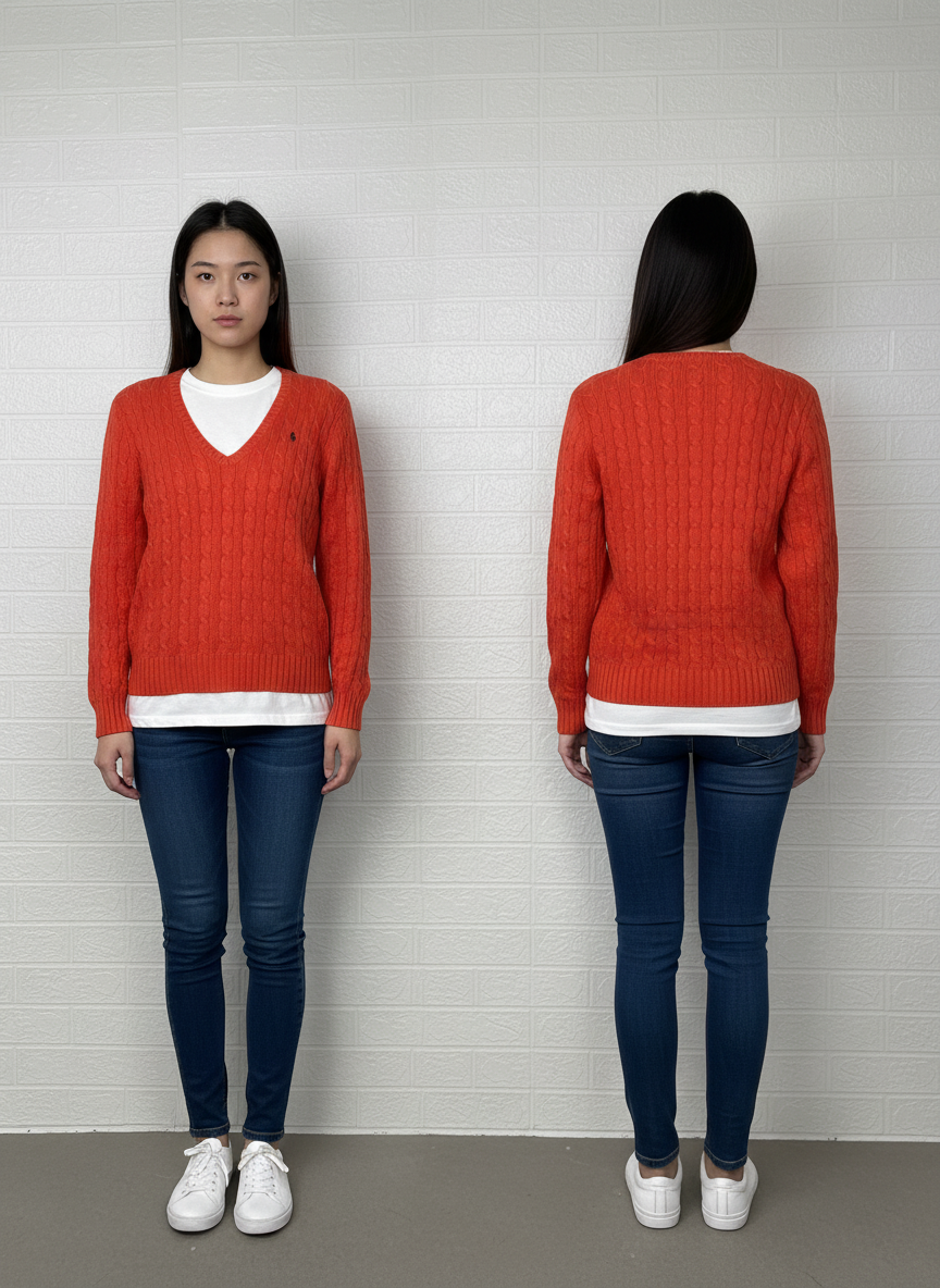 Polo Ralph Lauren Men's and Women's Sweater – Red, Large