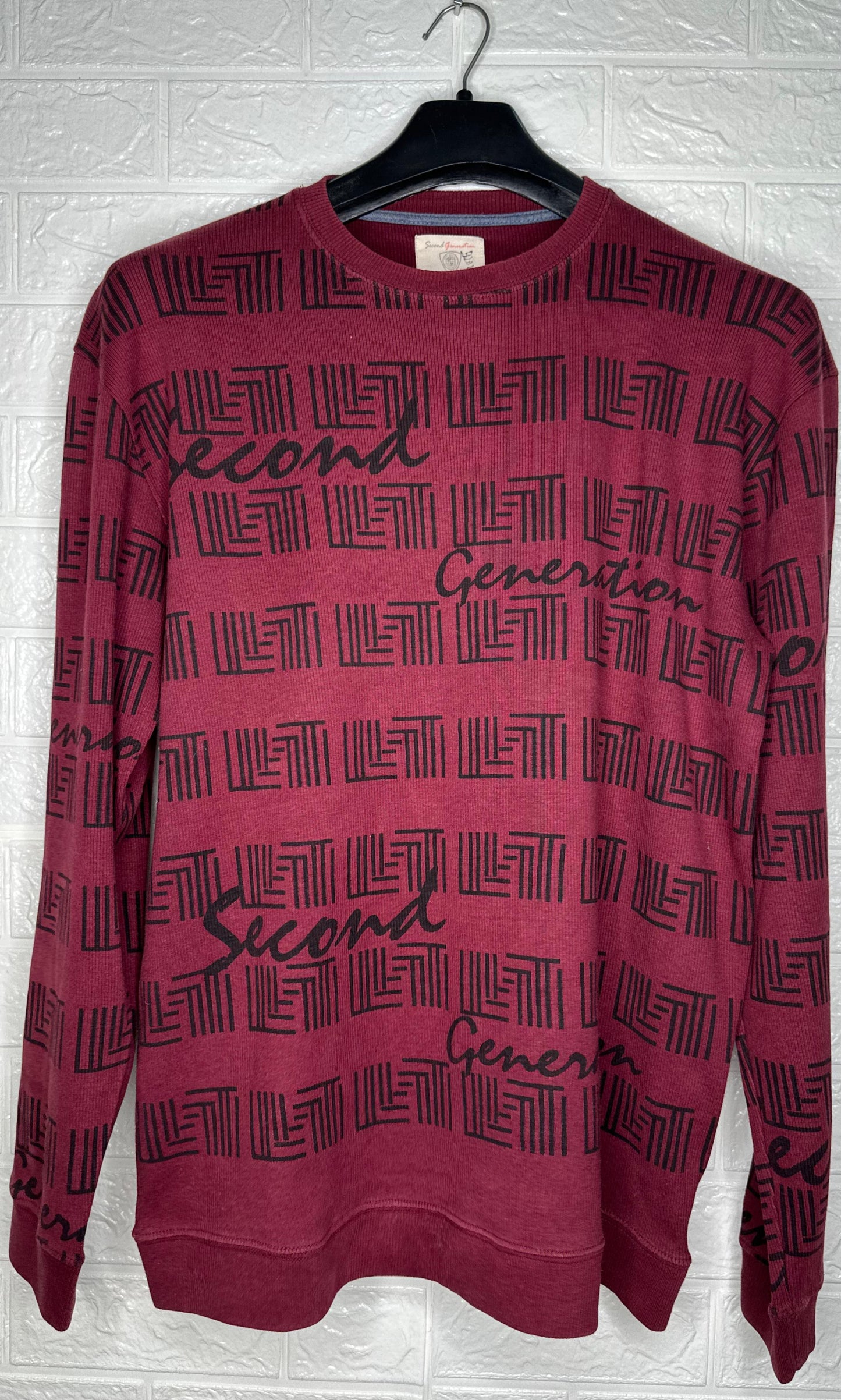 Second Generation Maroon Graphic Sweatshirt – Size XL