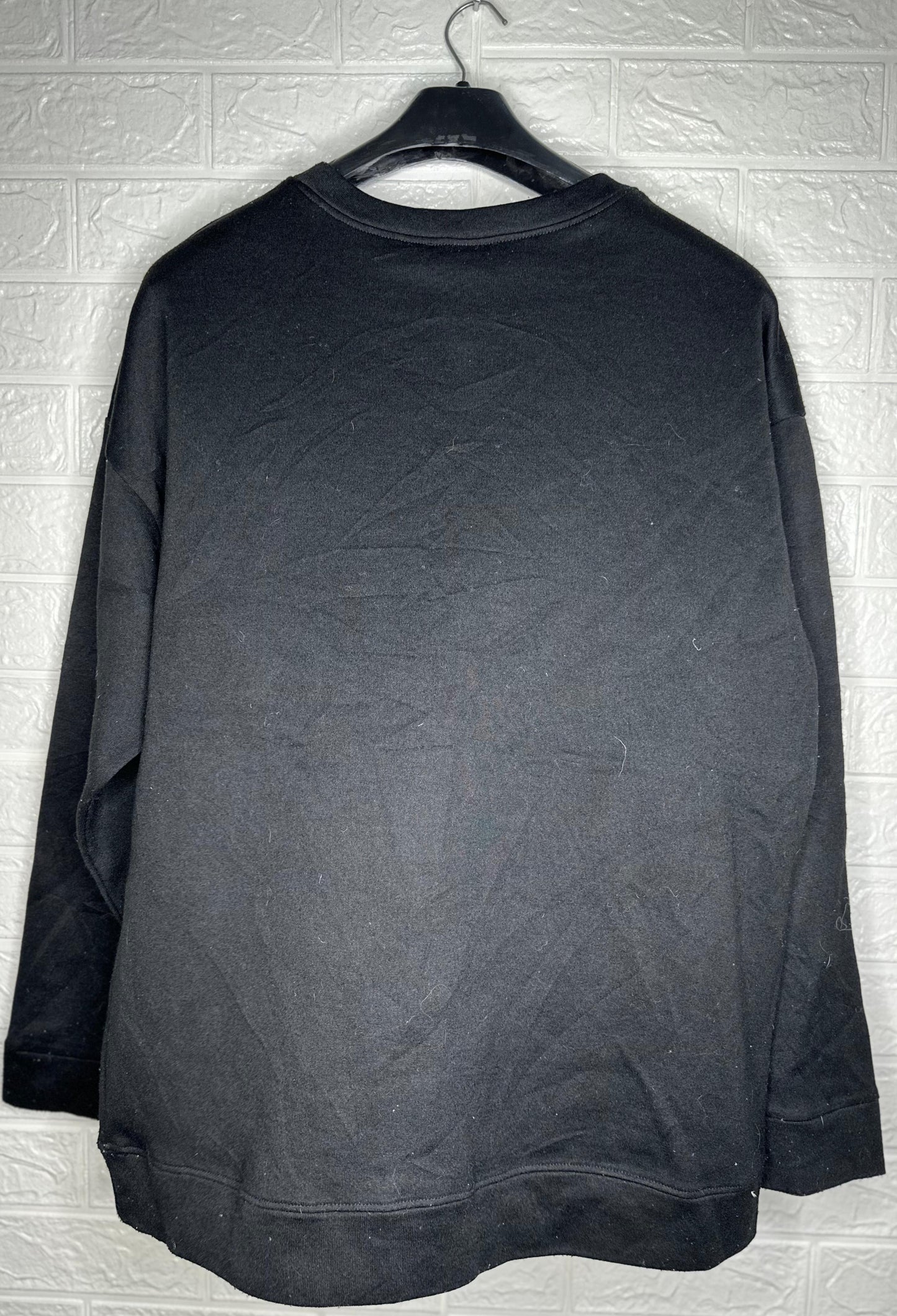 Vintage Black Sun & Moon Sweatshirt Size Large β Celestial Graphic Pullover Unisex