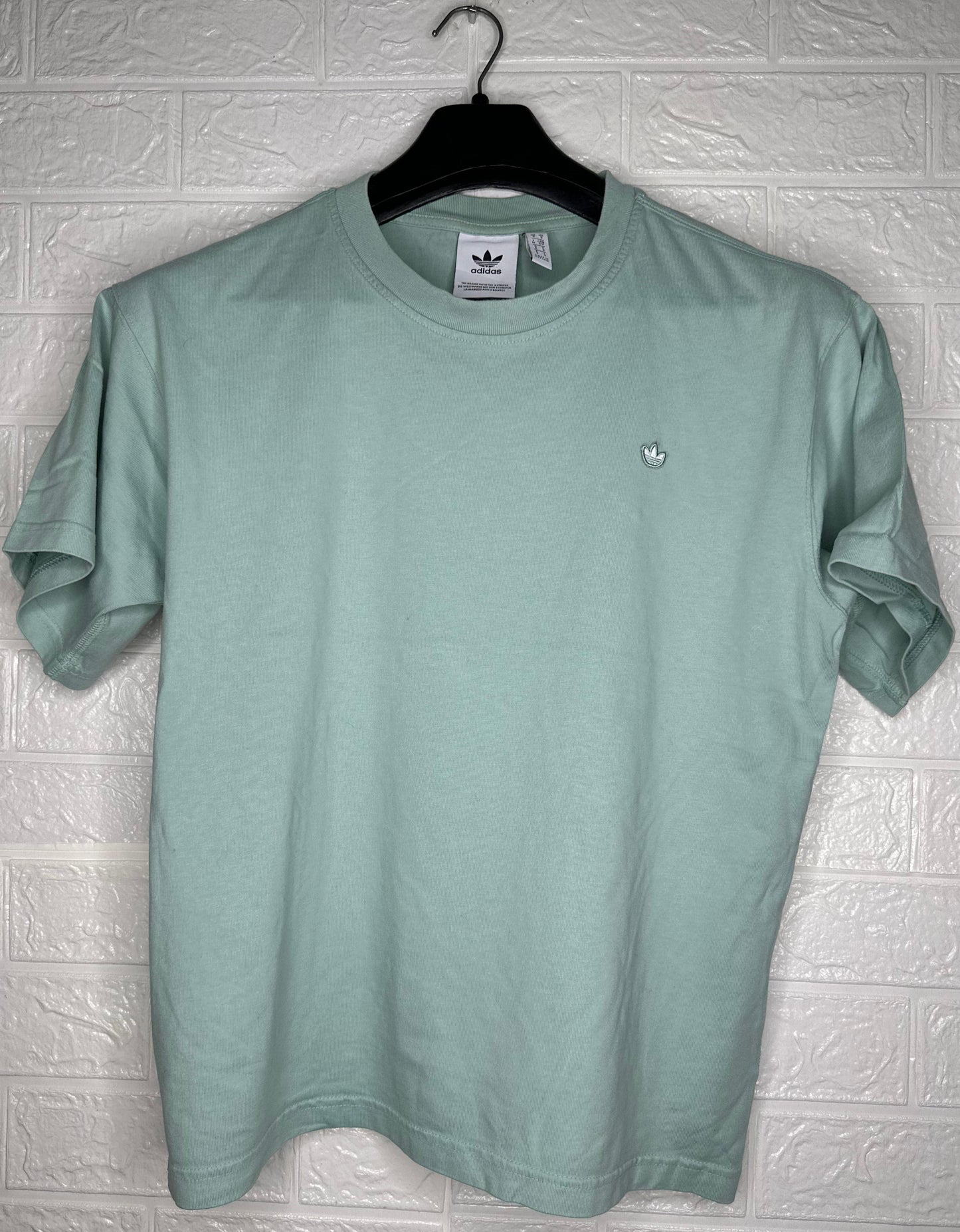 Adidas Originals Trefoil T-Shirt – Sky Blue – Size Small