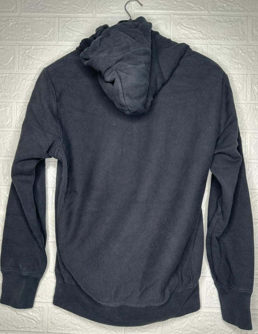 Champion Black Reverse Weave Hoodie M - Classic Logo Pullover