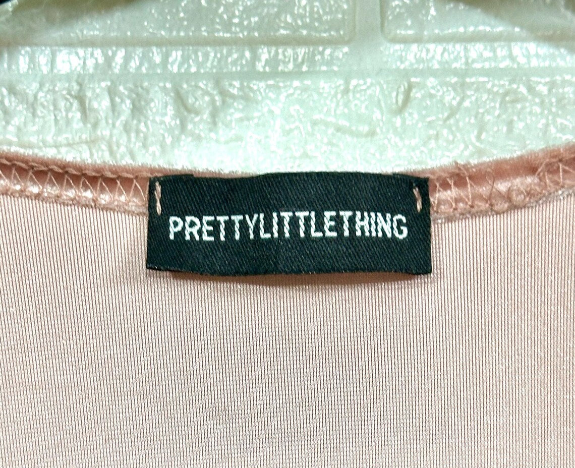 Y2K PrettyLittleThing Pink Top
