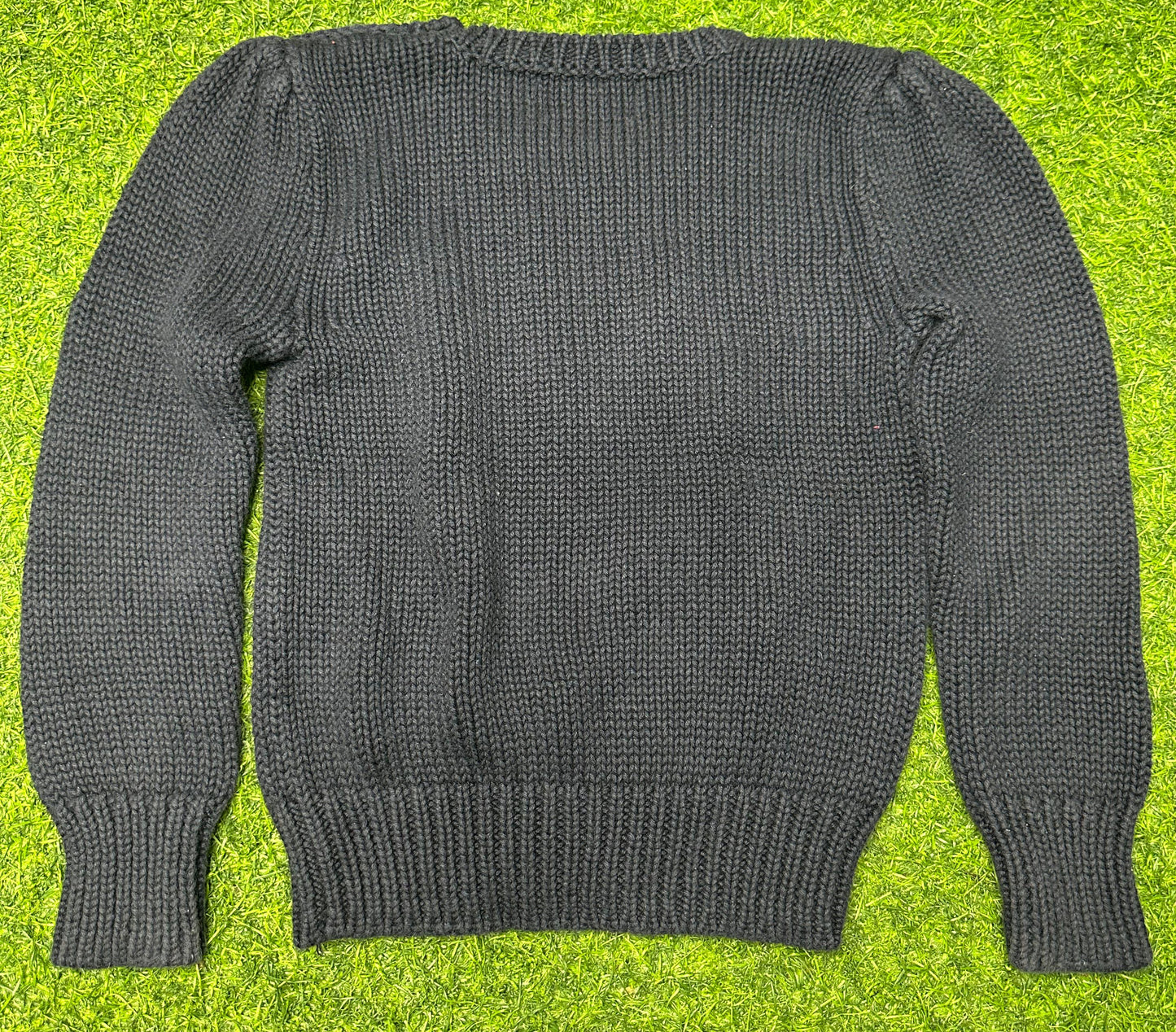 Polo Ralph Lauren Toddler USA Flag Sweater | Size 4/4T | Navy Blue Knit Pullover with Shoulder Buttons | Classic Americana Style | Pre-Owned