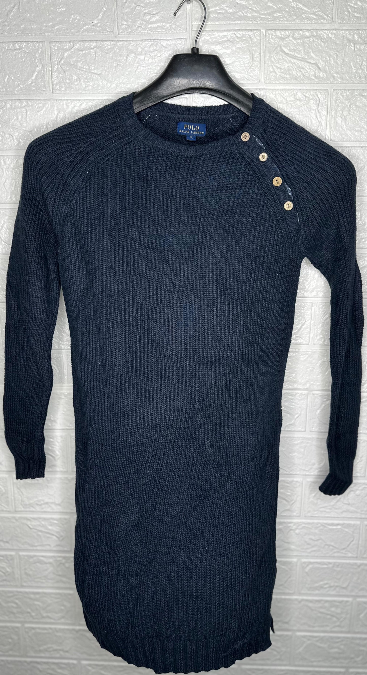Polo Ralph Lauren Long Cardigan Sweater – Gray, Size M (8-10)