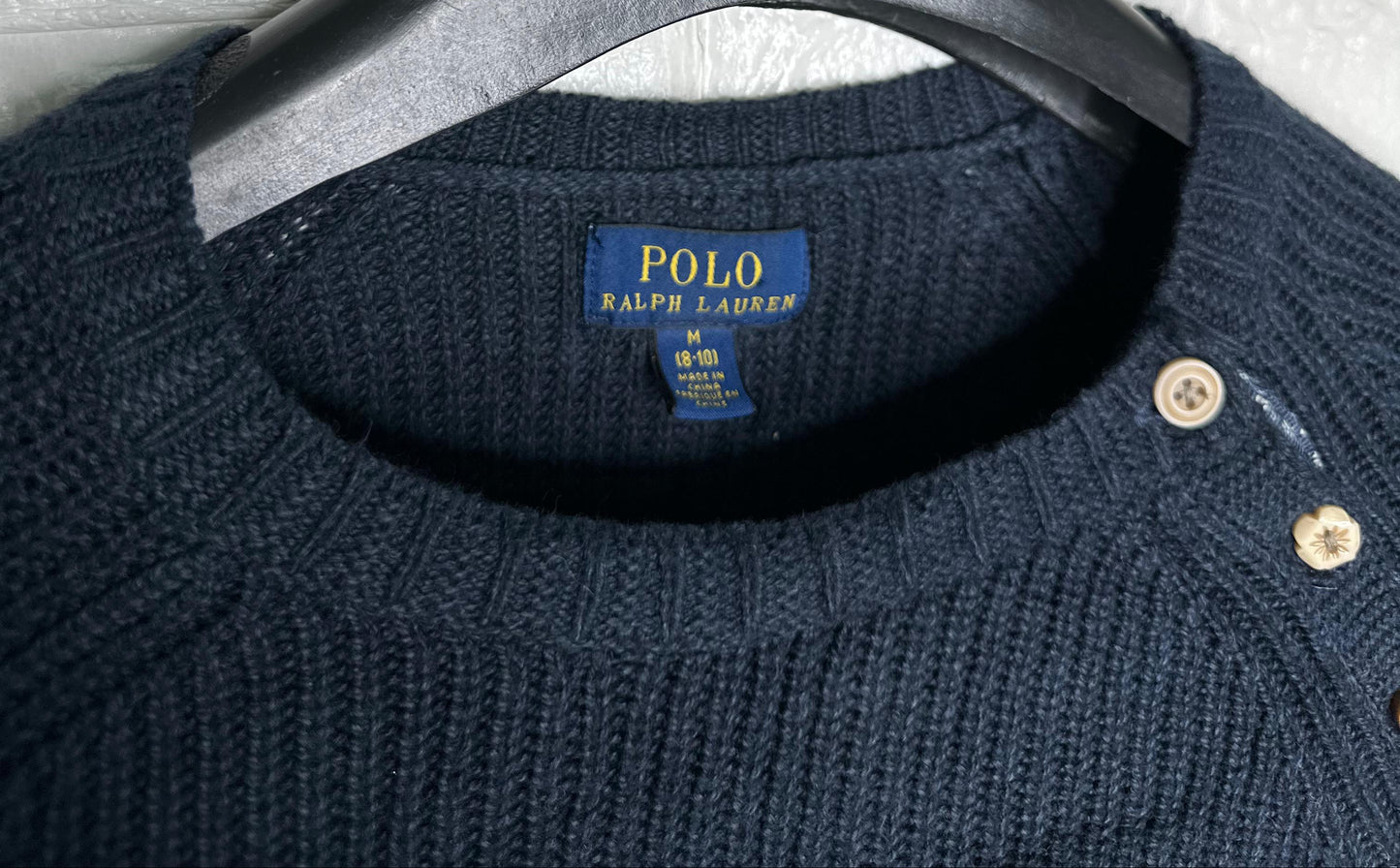 Polo Ralph Lauren Long Cardigan Sweater – Gray, Size M (8-10)