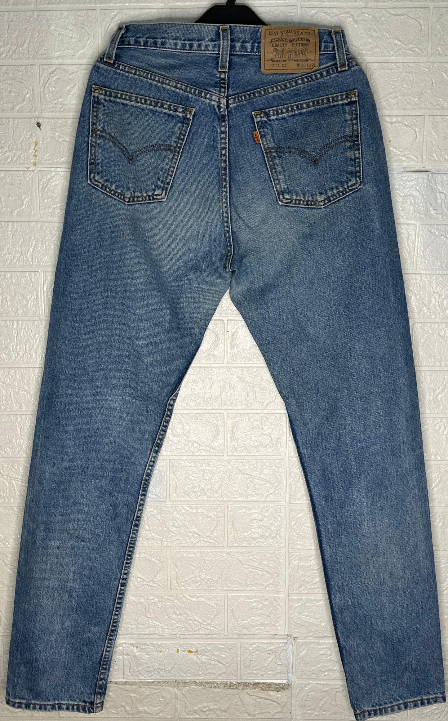 Vintage Levi’s 511 Painted Jeans | W30 L32 Slim Fit | Hand-Painted Custom Denim | Unique Streetwear Art Pants