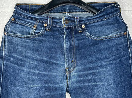 Vintage Levi’s 751 Straight Fit Jeans | W32 L32 Men’s Denim | Dark Blue Wash | Authentic Levi Strauss Classic Pants