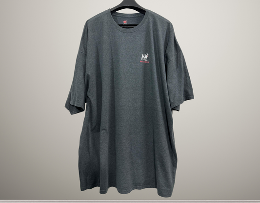 Big Dogs Graphic T-Shirt | Oversized Charcoal Grey Tee | Size 5XL