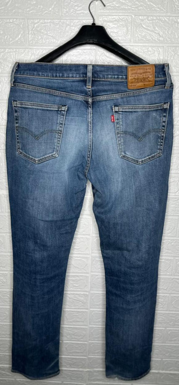 Levi's Lot 514 Men's Denim Jeans – Straight Fit, W33 L34