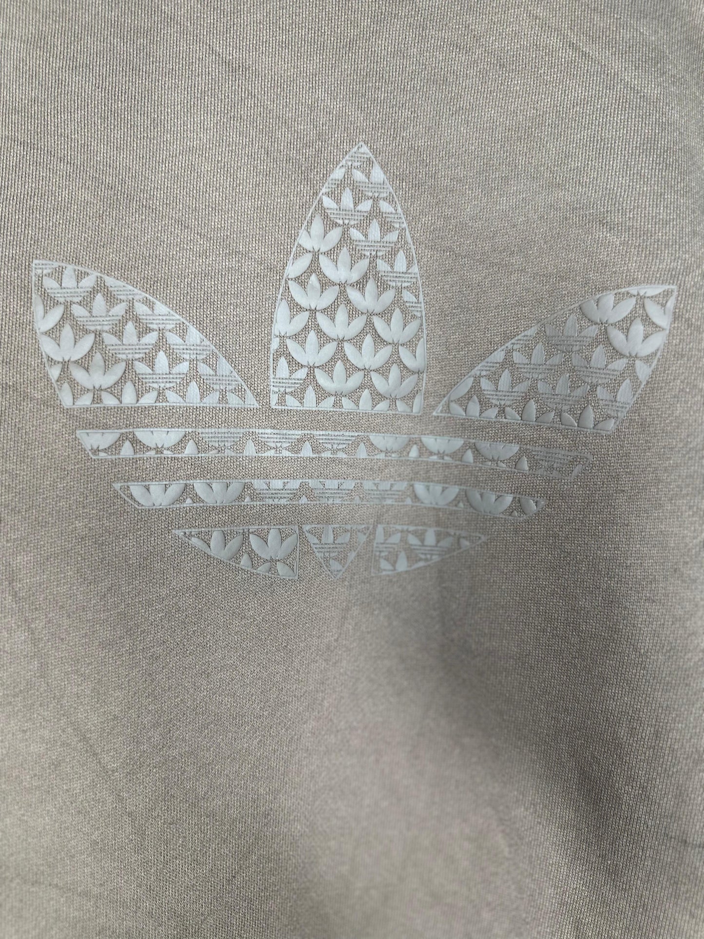 Adidas Originals Brown Sweatshirt Men’s Size Large Trefoil Logo Crewneck Pullover