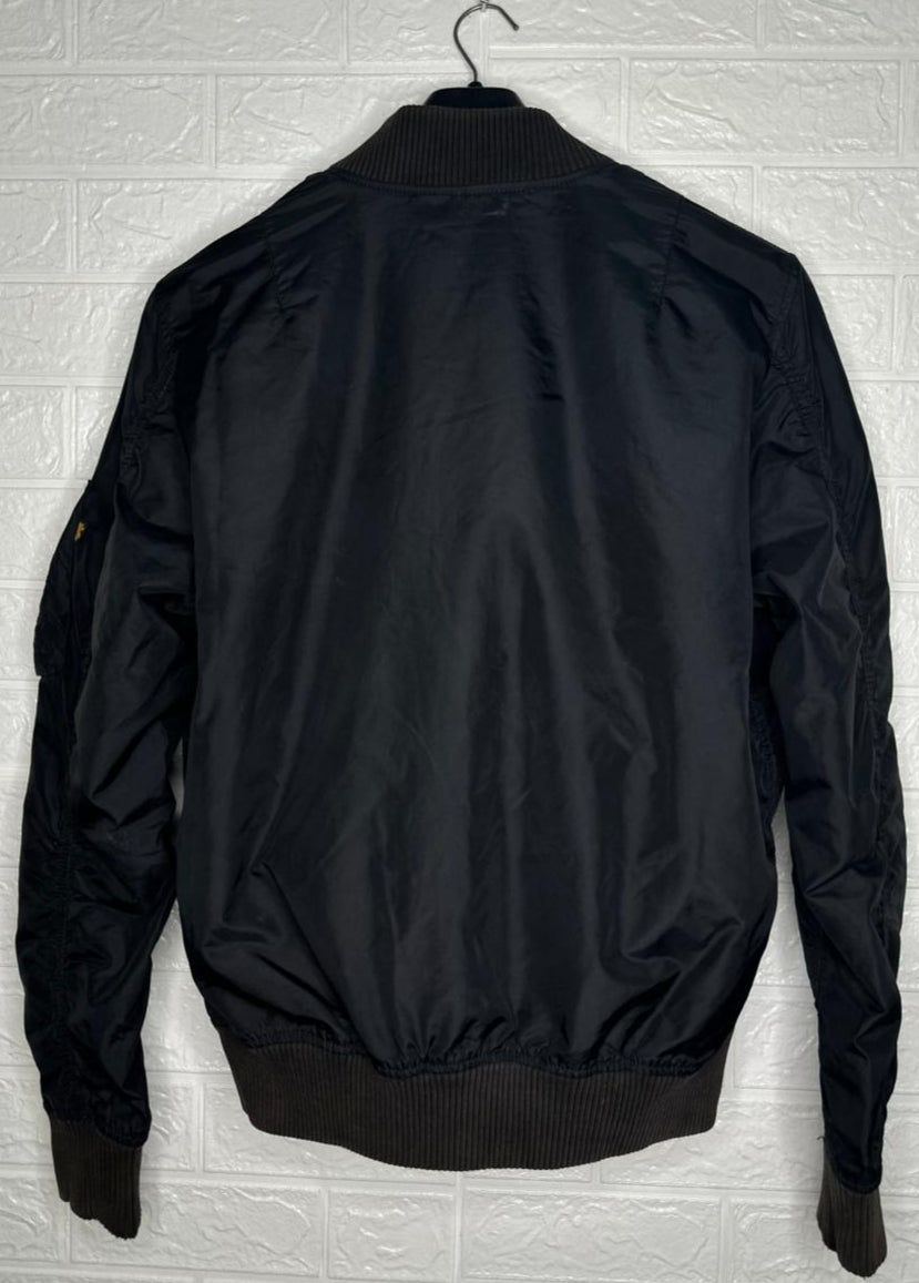 Alpha Industries Men's MA-1 Bomber Jacket – Black, Medium