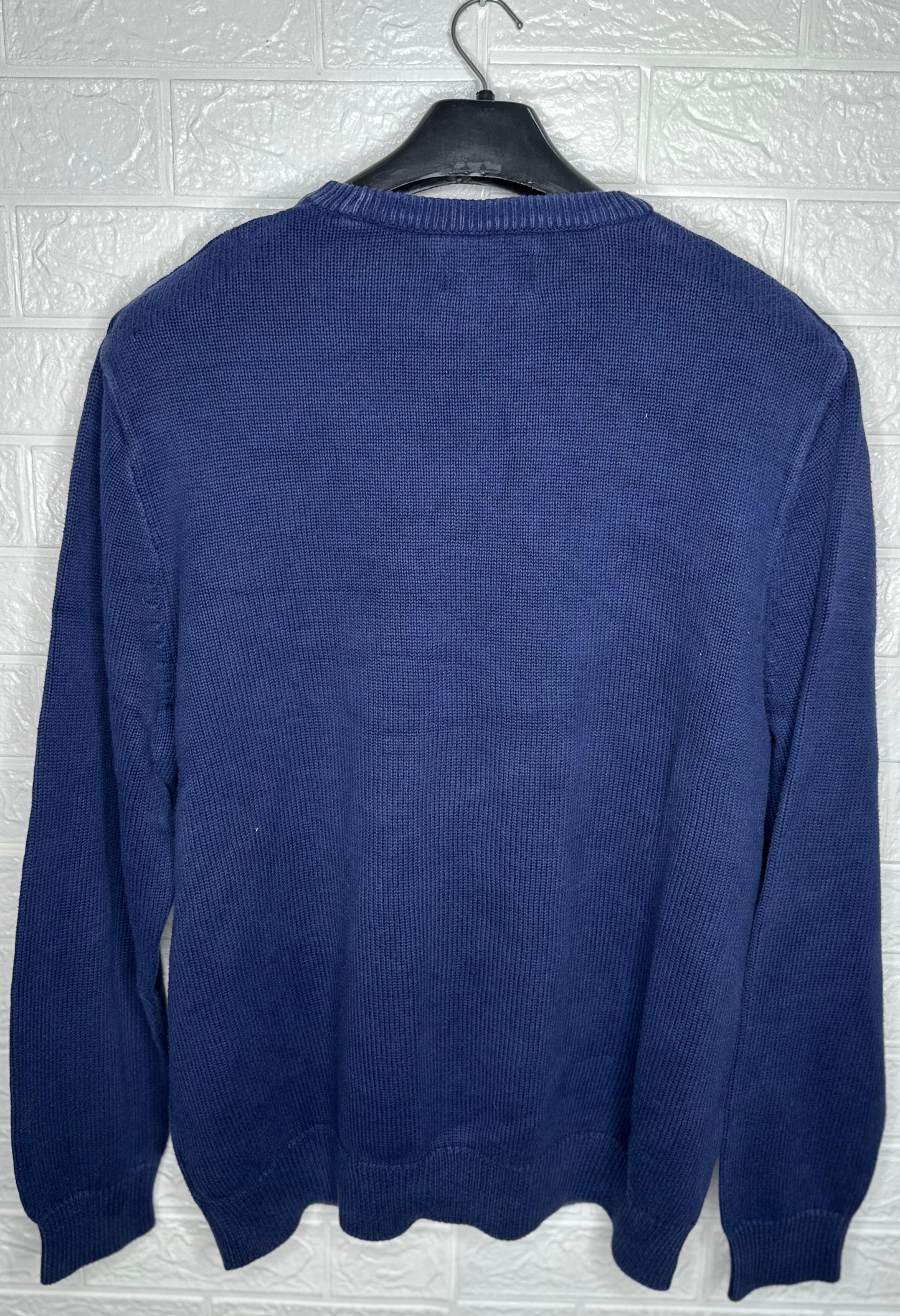 Chaps Ralph Lauren Men's Crewneck Sweater – Navy Blue, XL