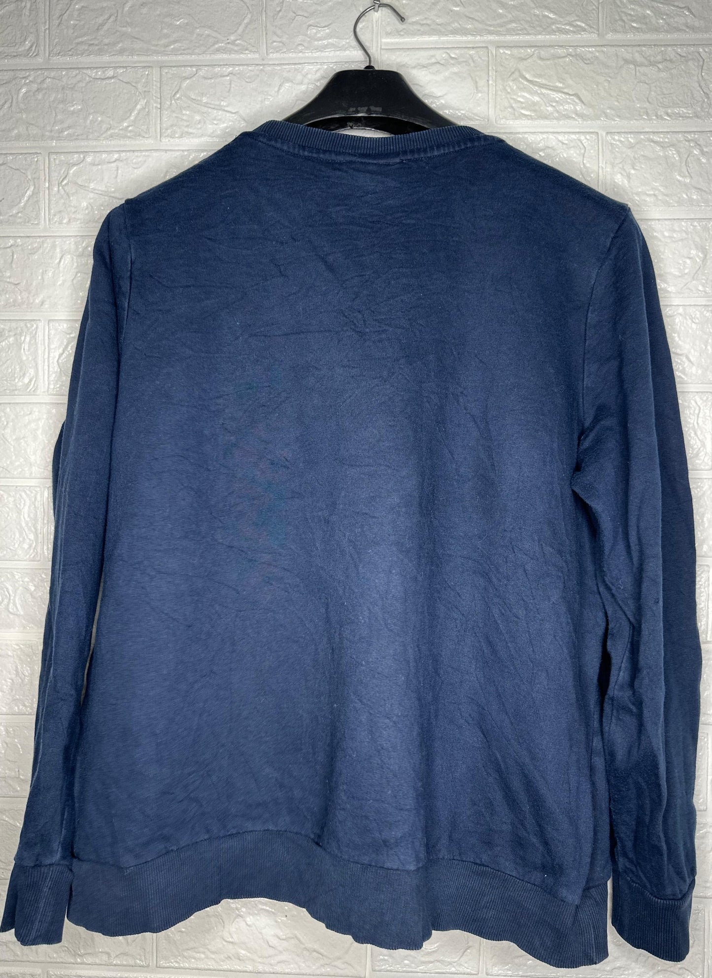 Coca-Cola Women’s Navy Blue Sweatshirt – US 18, Sequin Logo, Casual Wear