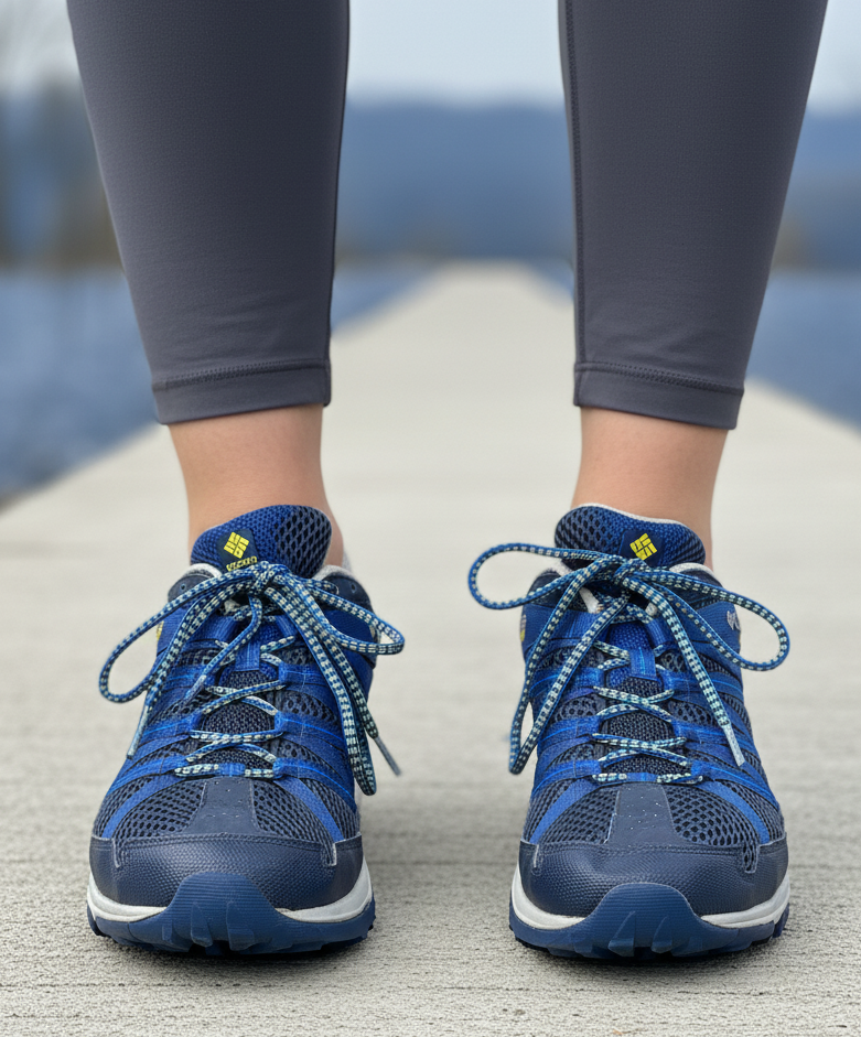 Columbia Montrail Trail Running Shoes – Size US 10 / UK 9 – Blue & Grey – Lightweight Outdoor Sports Sneakers