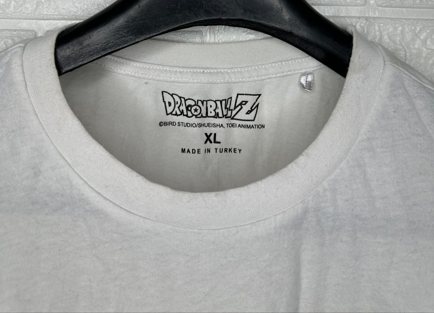 Dragon Ball Z "Goku" Graphic T-Shirt XL - White Anime Manga Tee