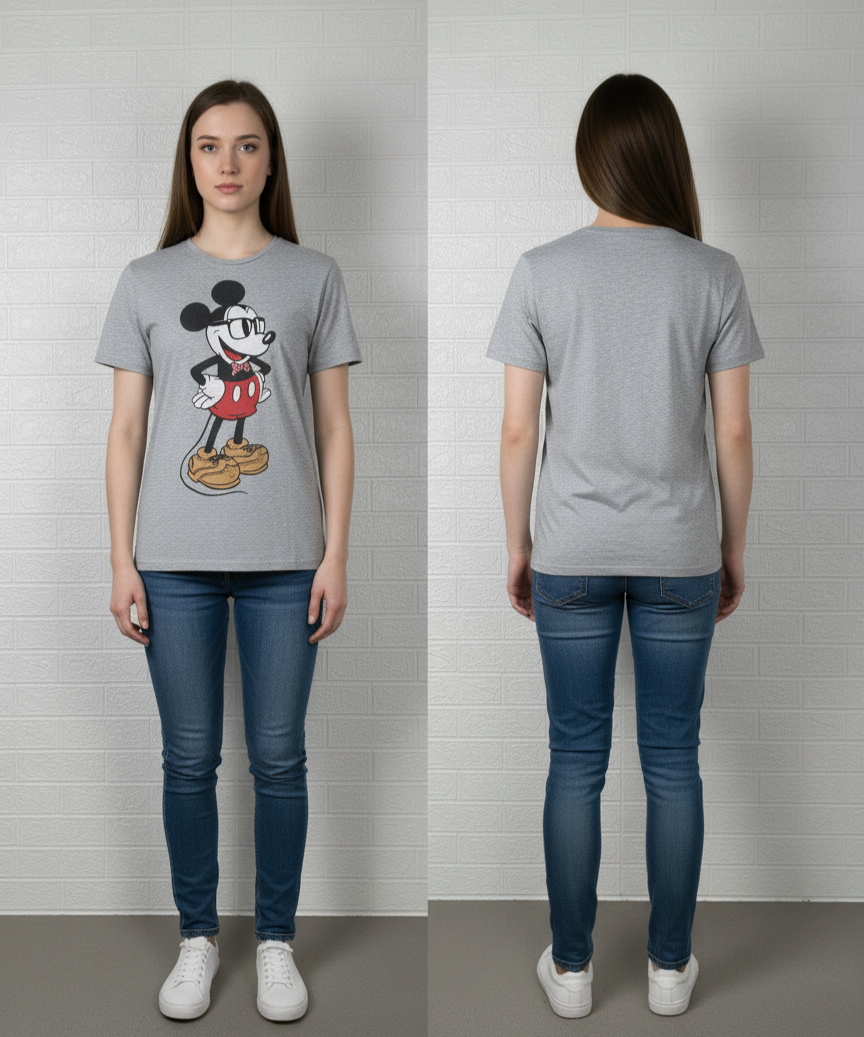 Disney Lilo & Stitch "Experiment 626" Graphic T-Shirt - Black Cartoon Tee