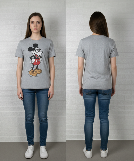 Disney Lilo & Stitch "Experiment 626" Graphic T-Shirt - Black Cartoon Tee