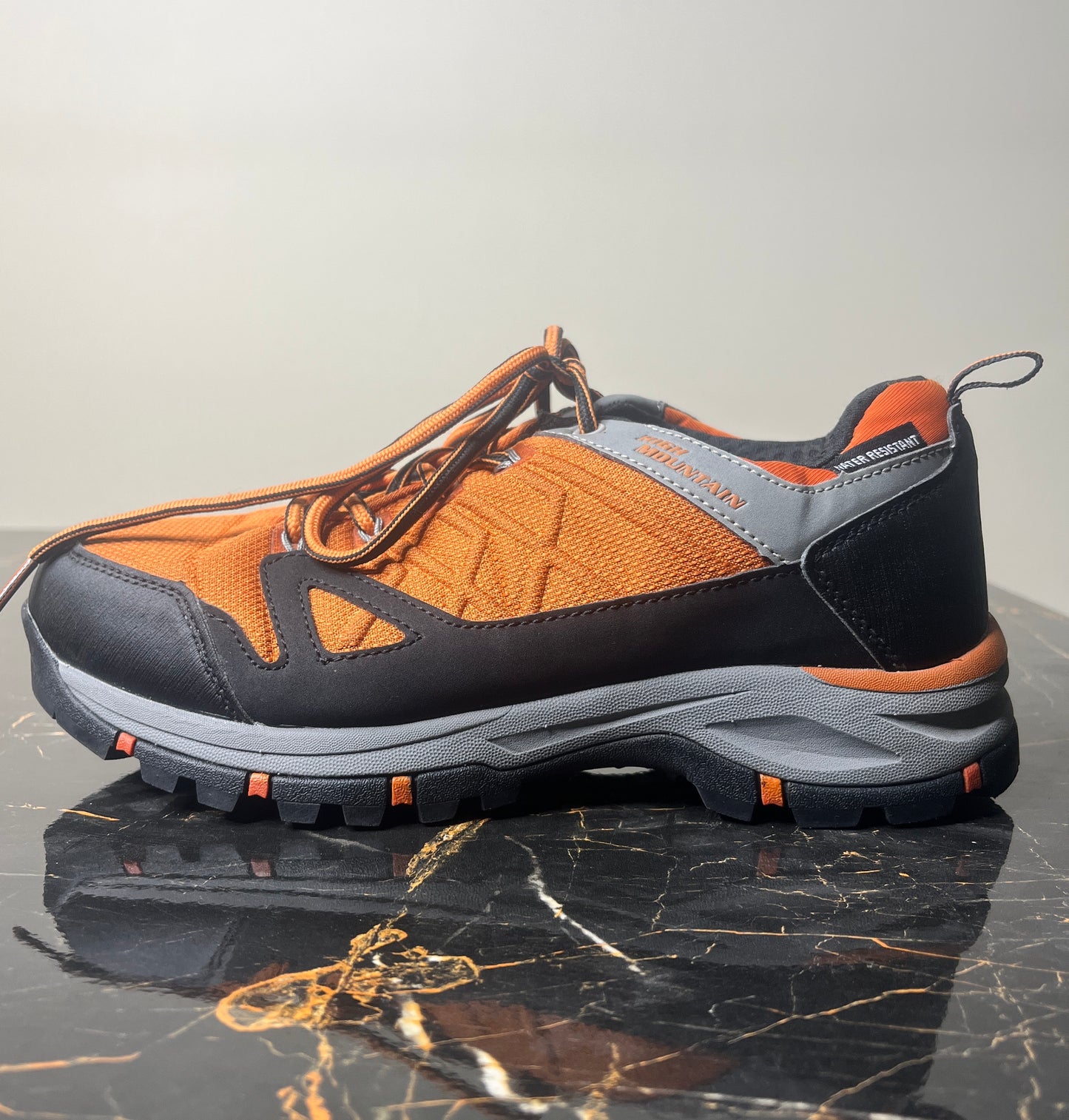 Engelsons Trail Hiking Shoes – Orange & Black (EU 37)