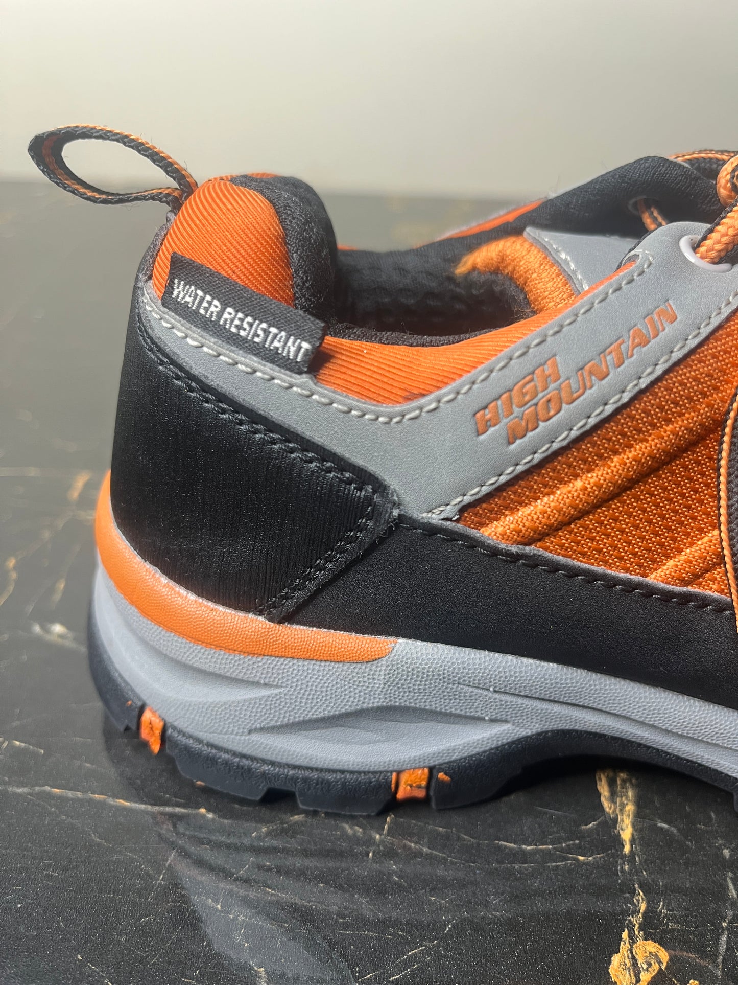 Engelsons Trail Hiking Shoes – Orange & Black (EU 37)