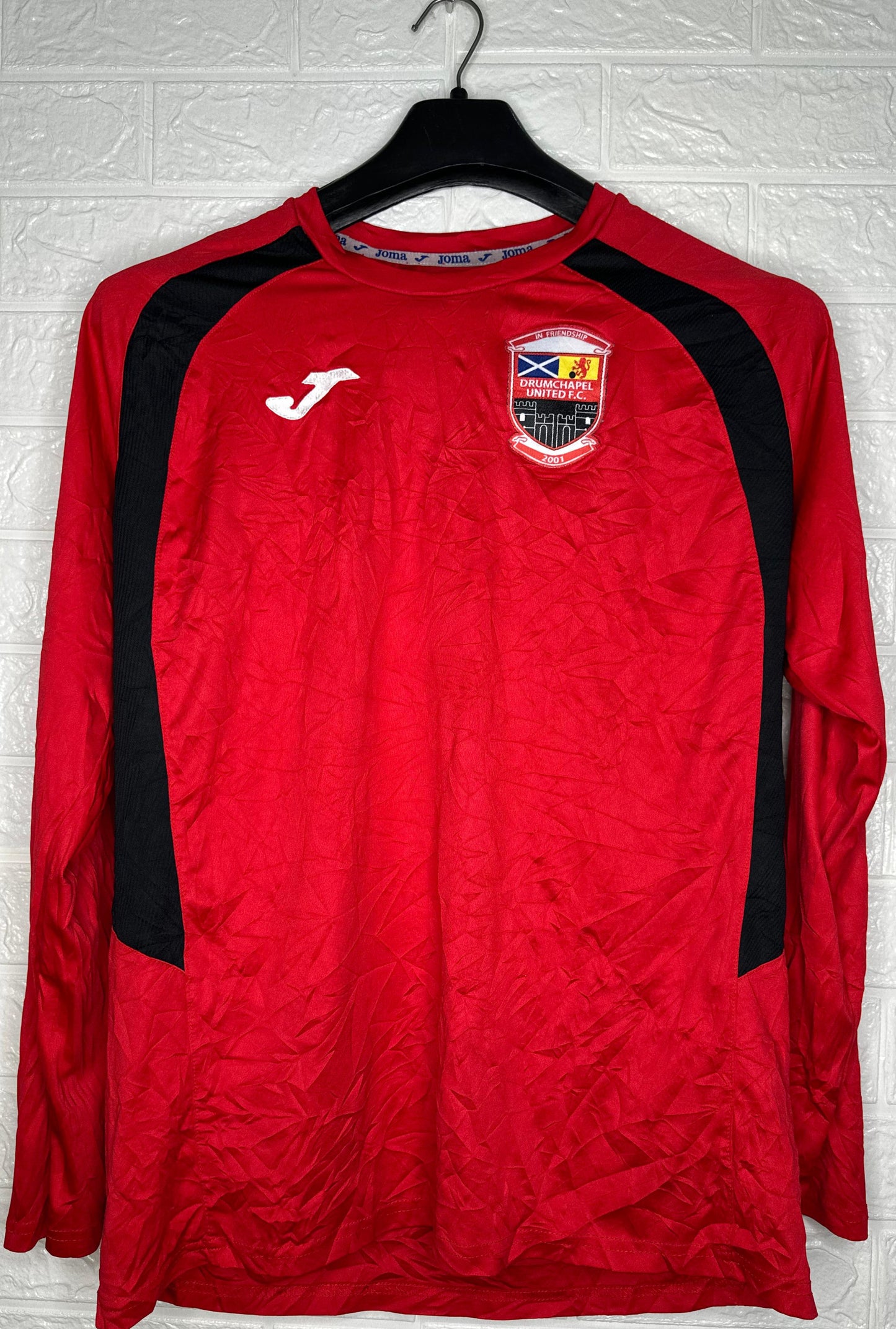 Joma Red Football Jersey – Drumchapel United FC – Size Large