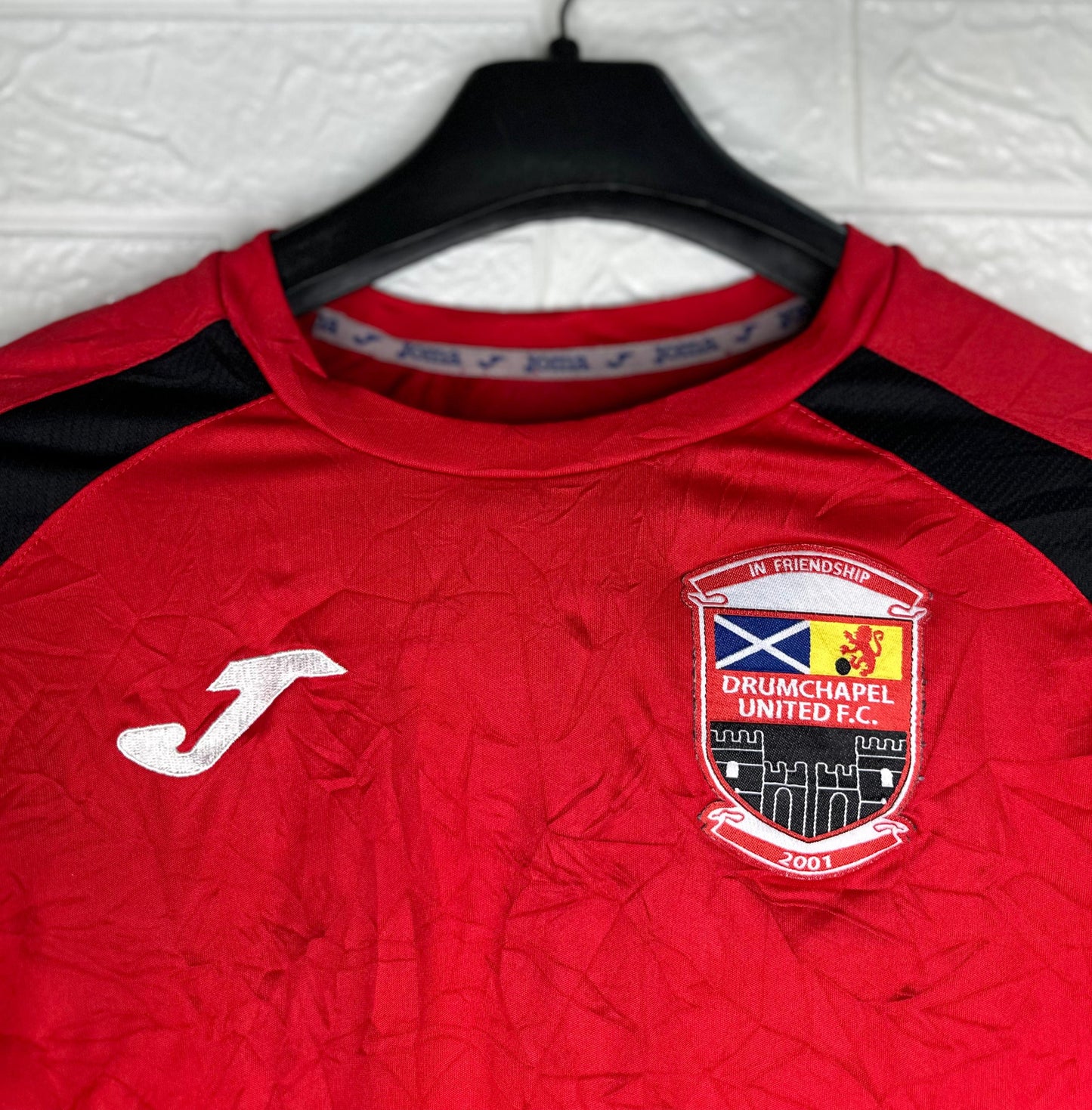 Joma Red Football Jersey – Drumchapel United FC – Size Large