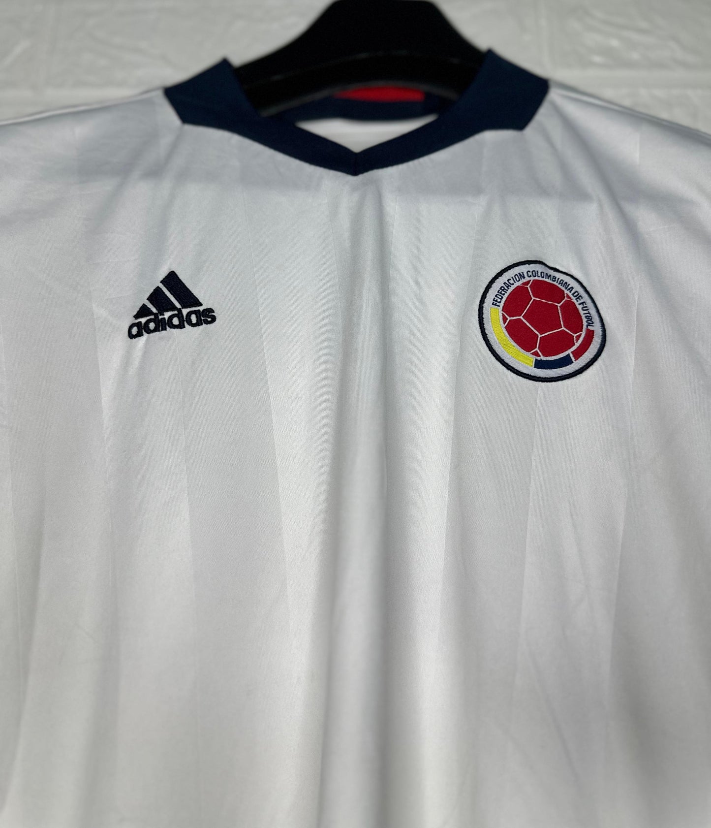 Adidas Colombia National Team Jersey – White Away Shirt – Size Small