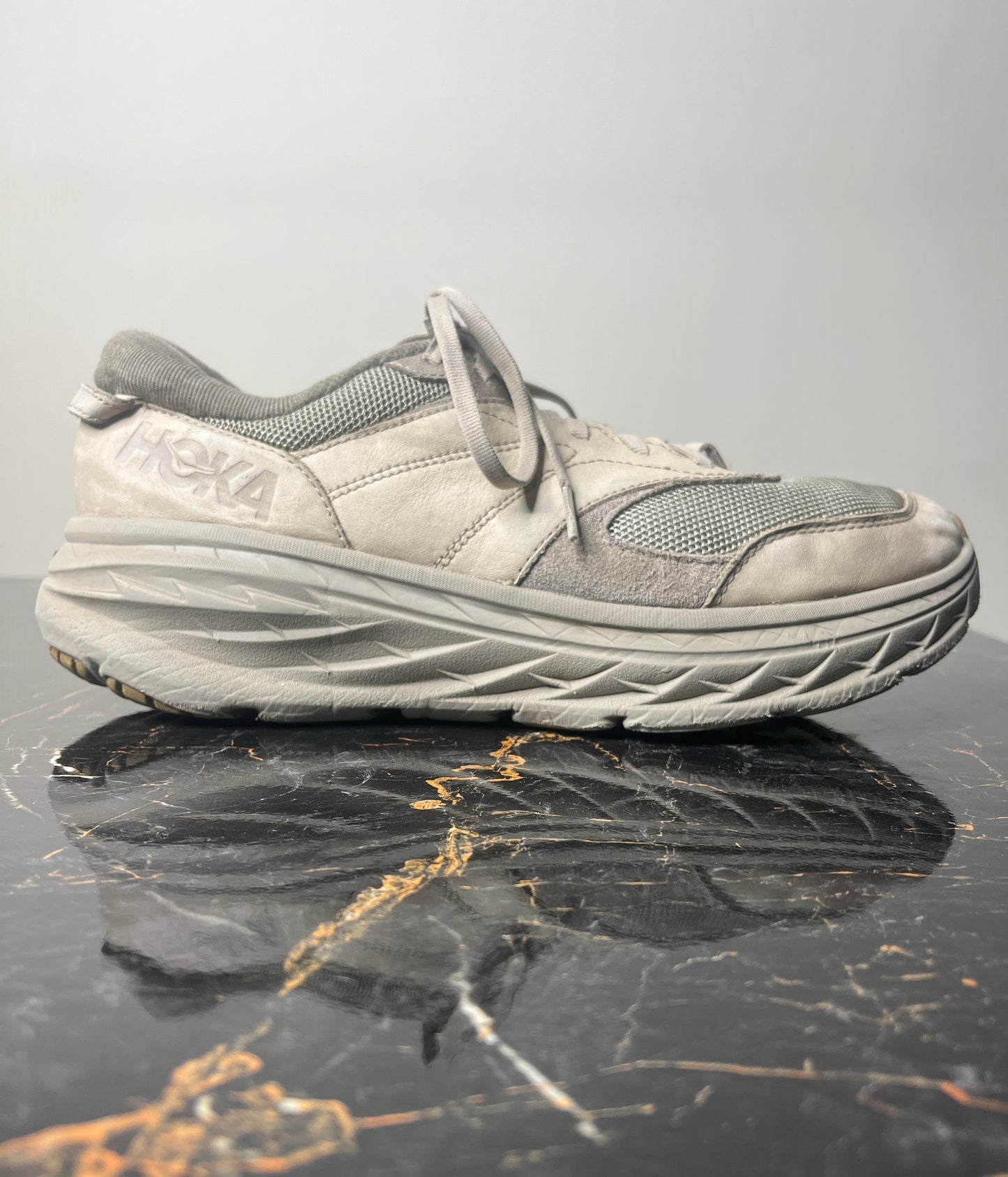 Hoka One One Bondi 7 — Grey (Men’s US 11.5 | UK 10.5 | EU 44 2/3)