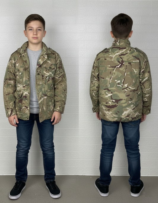 KAS Youth Camouflage Jacket – Military Style, Size 11-12