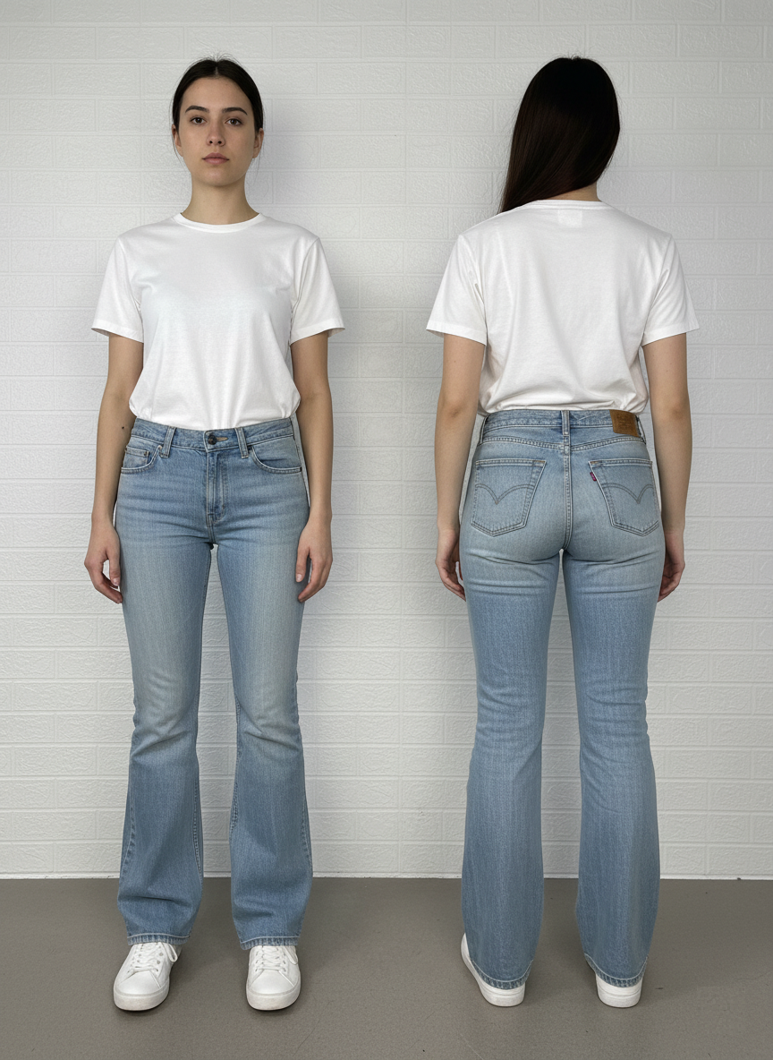 Levi’s 525 Light Wash Bootcut Jeans | Women’s Size W 27 L 32