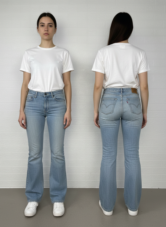 Levi’s 525 Light Wash Bootcut Jeans | Women’s Size W 27 L 32