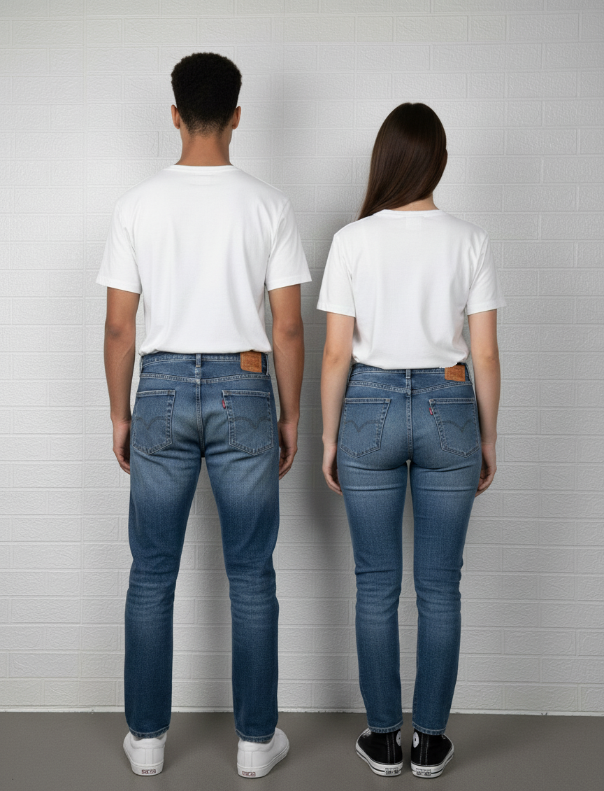 Levi's Lot 514 Men's Denim Jeans – Straight Fit, W33 L34