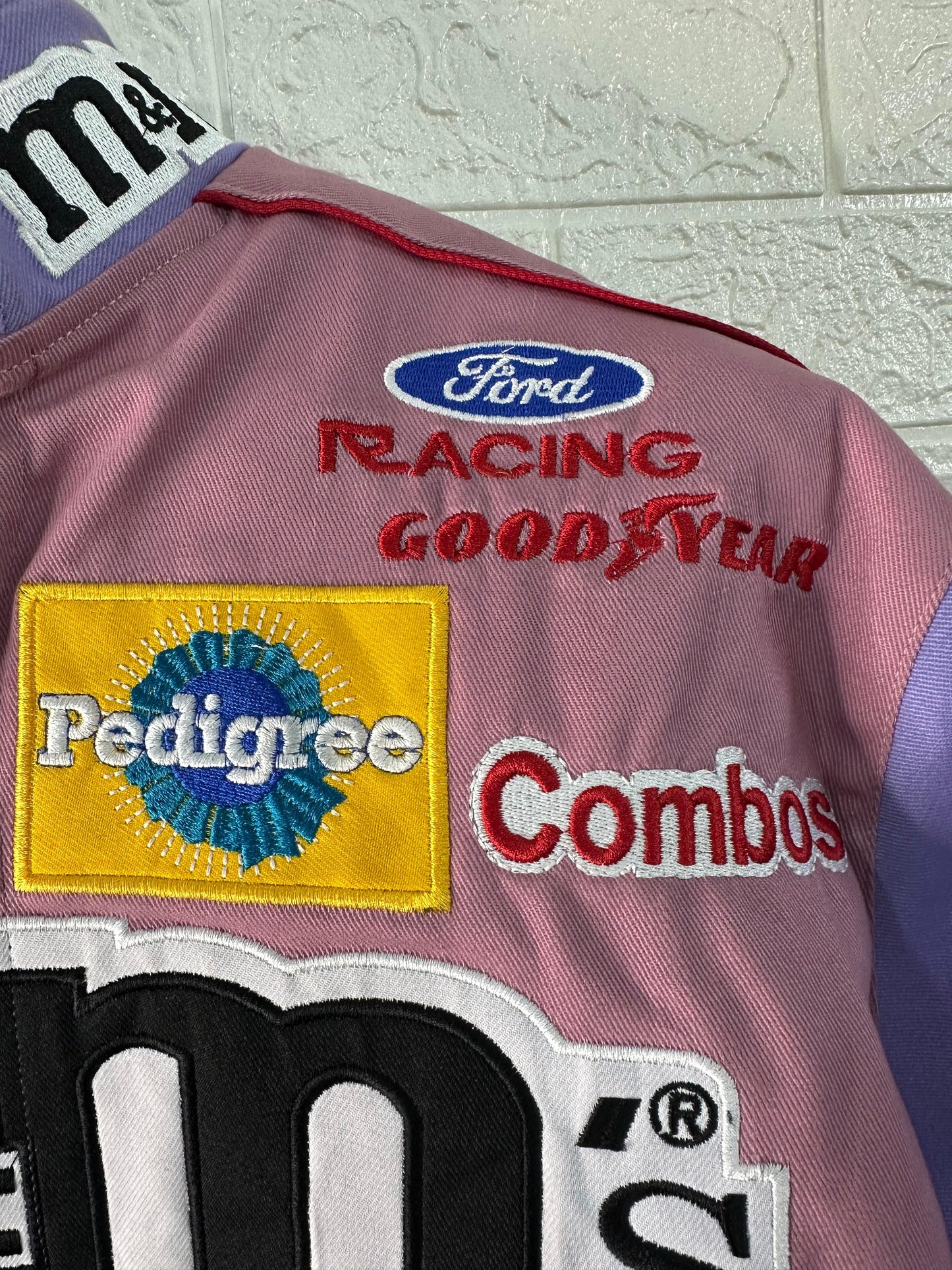 Vintage-Inspired M&M’s Racing Jacket | Reworked NASCAR Bomber