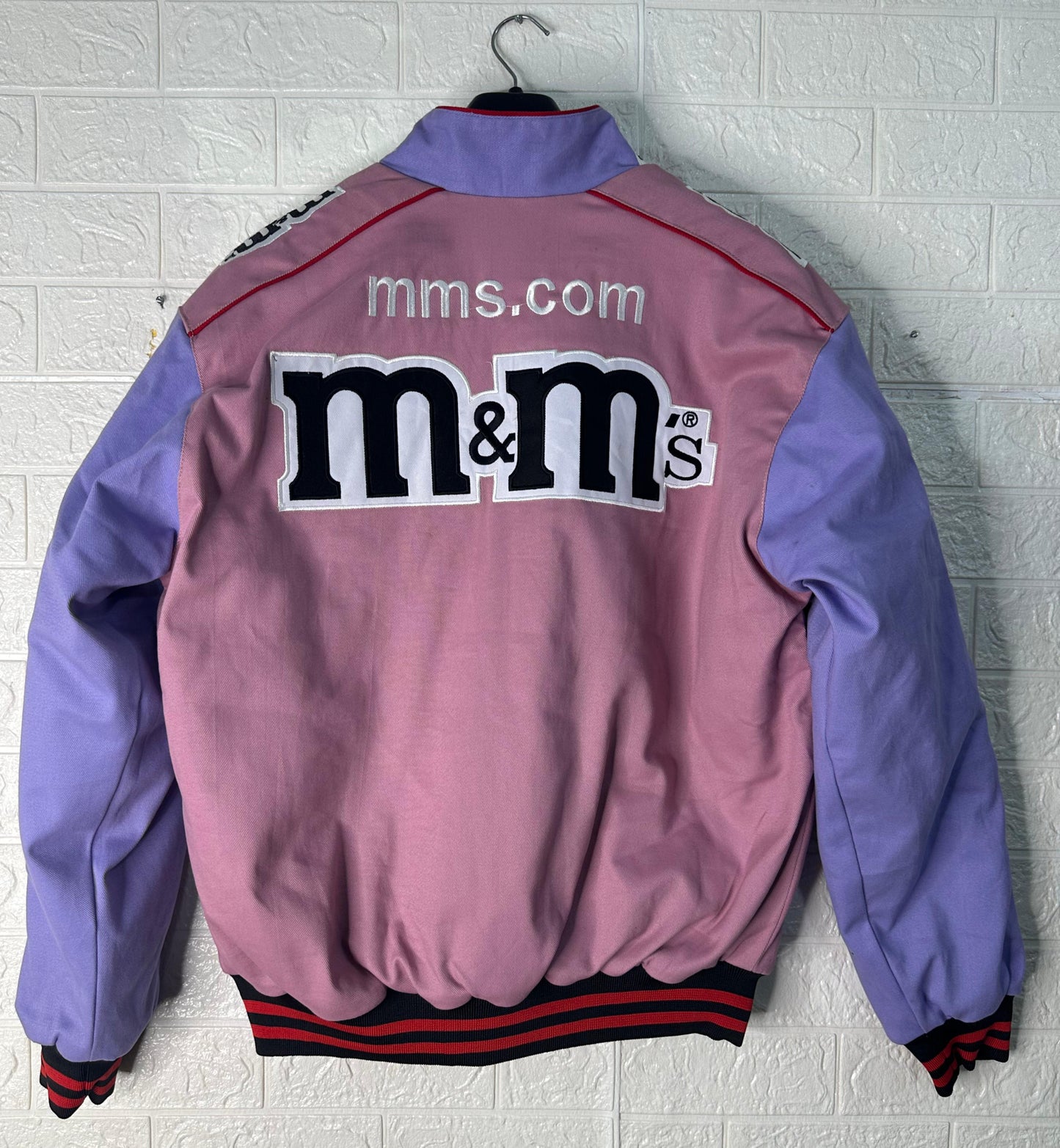 Vintage-Inspired M&M’s Racing Jacket | Reworked NASCAR Bomber