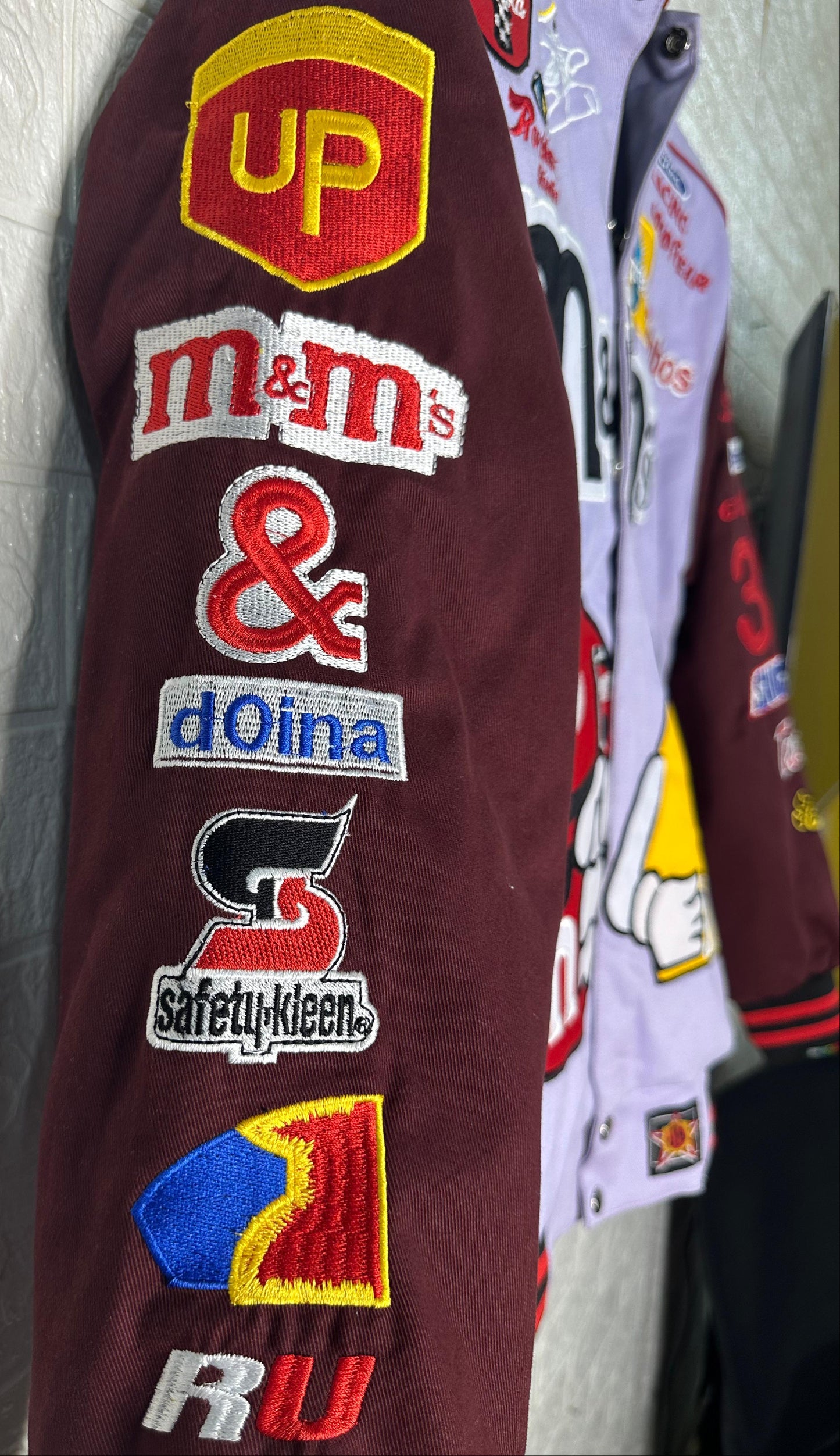 Vintage-Inspired M&M’s Racing Jacket | Reworked NASCAR Bomber