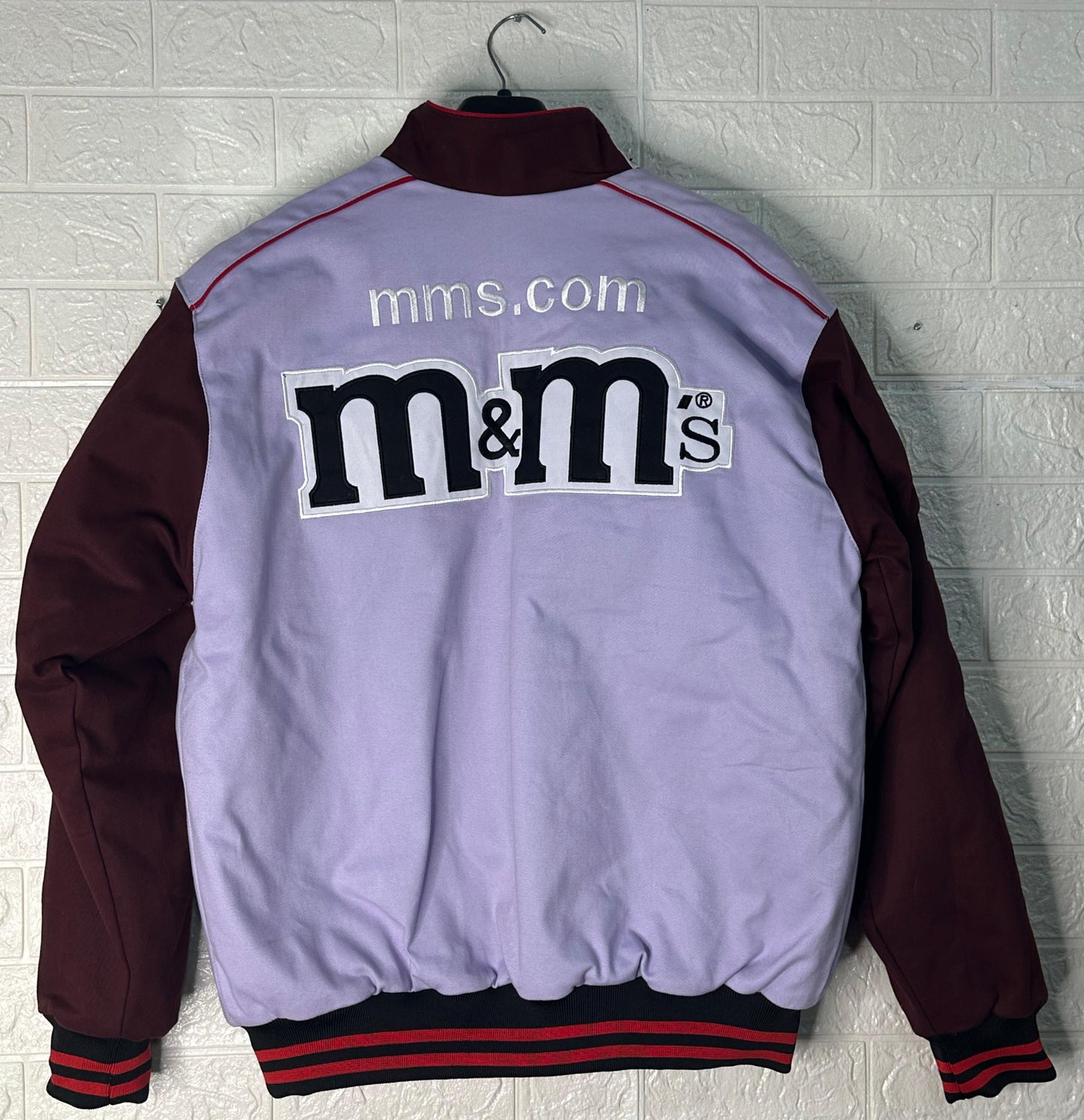 Vintage-Inspired M&M’s Racing Jacket | Reworked NASCAR Bomber