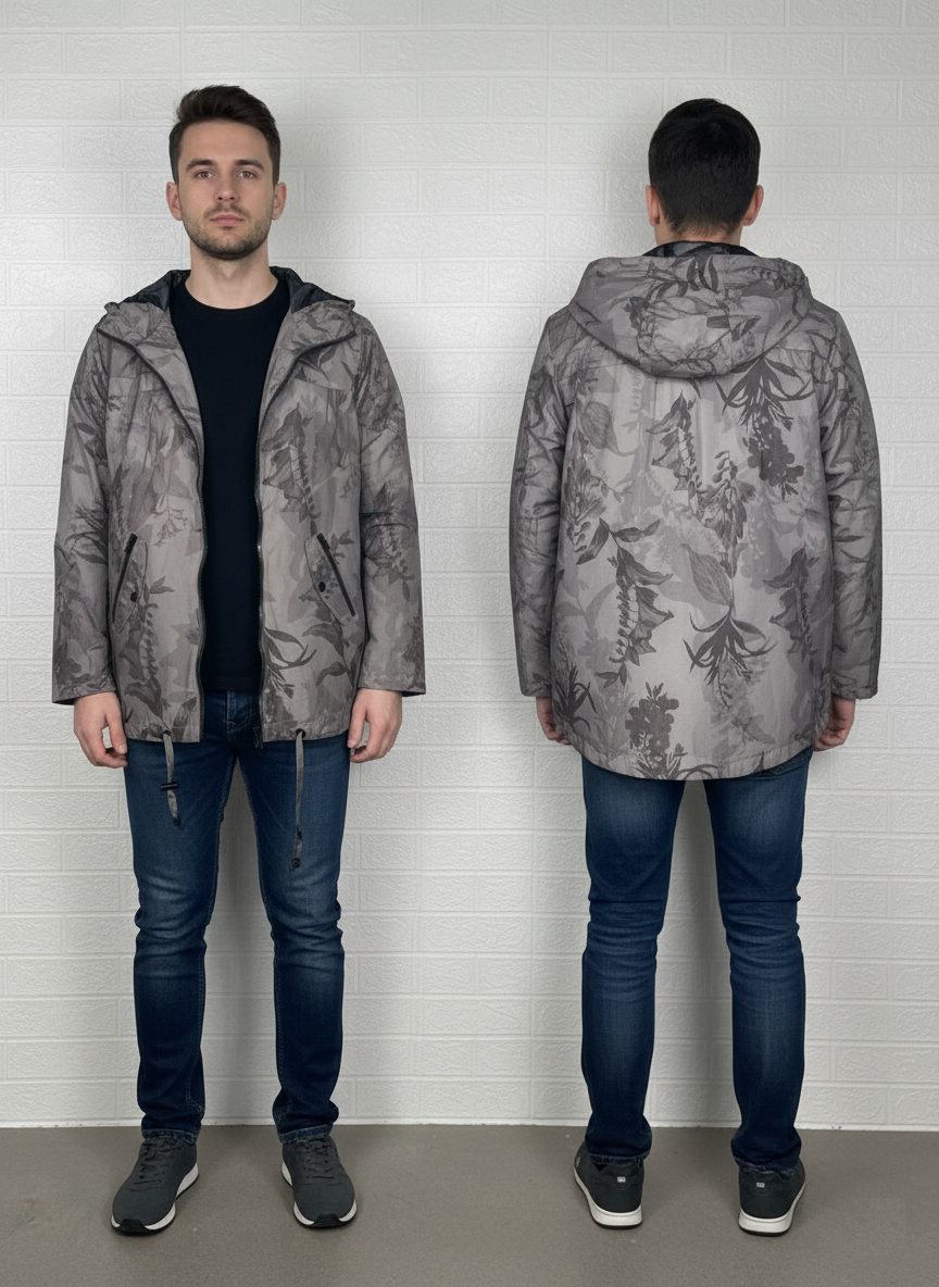 Next Men's Gray Pullover Hoodie – Medium