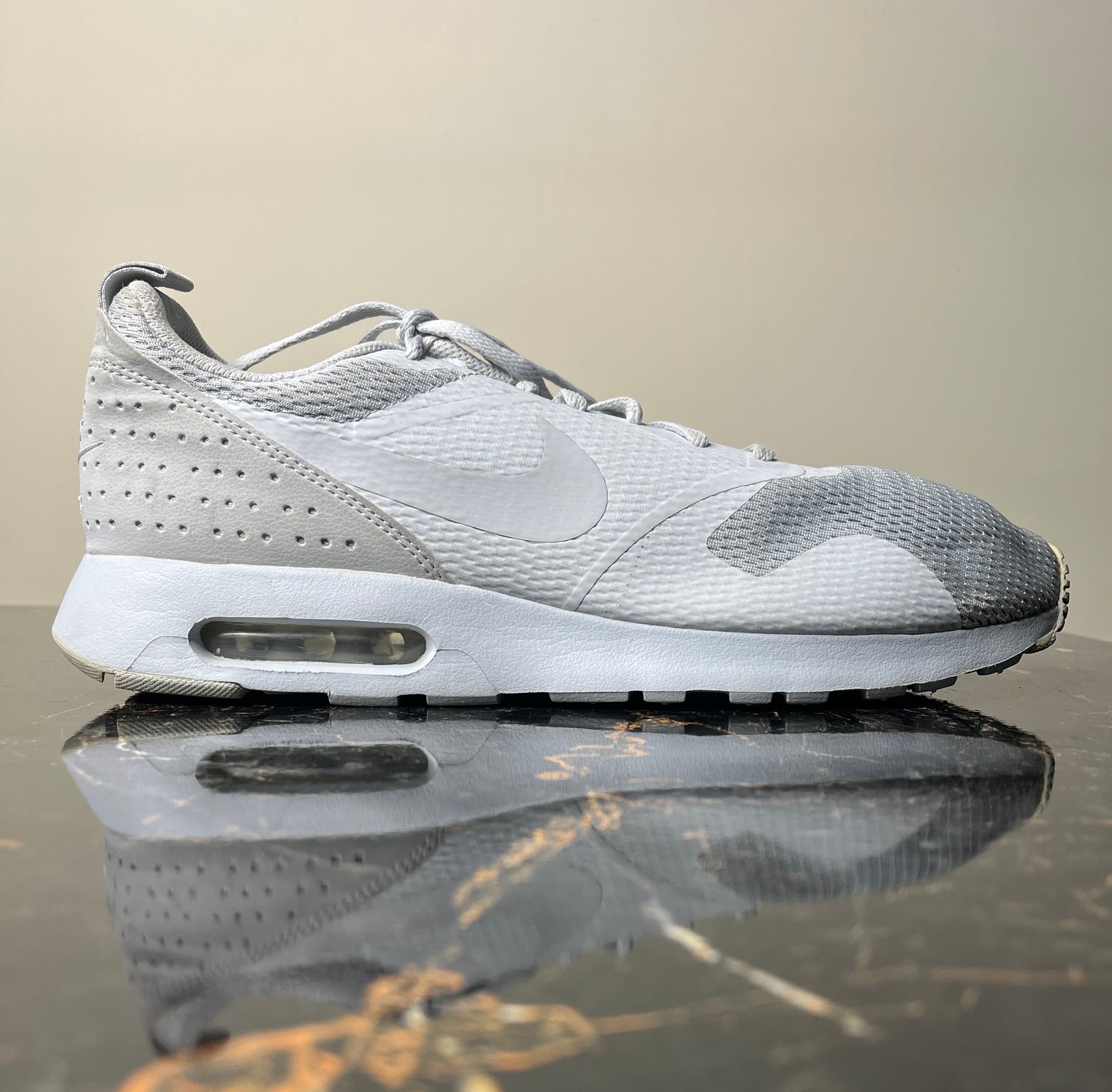 Nike White Mesh Running Shoes  Size: US 12 (UK 11 / EUR 46 / CM 30)