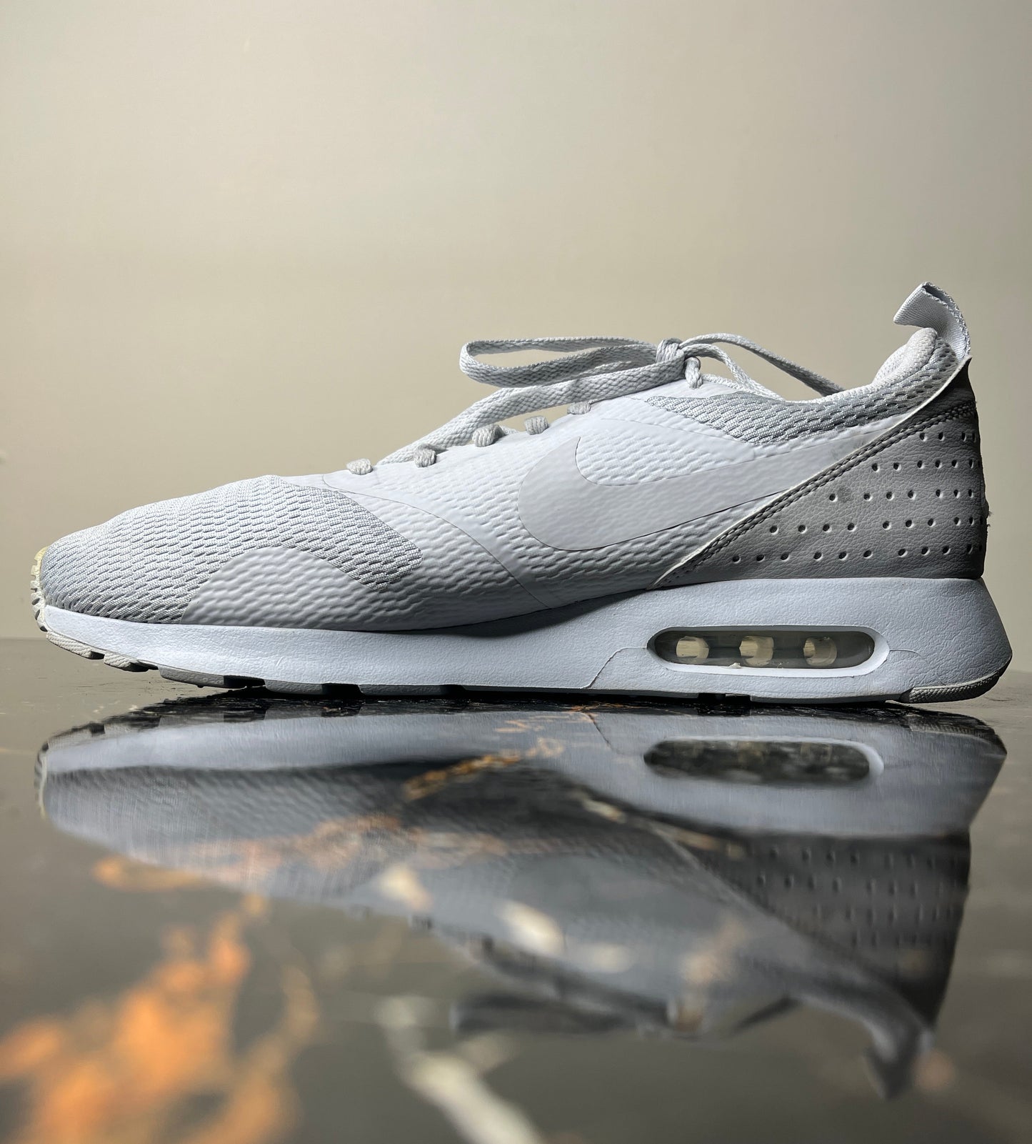 Nike White Mesh Running Shoes  Size: US 12 (UK 11 / EUR 46 / CM 30)