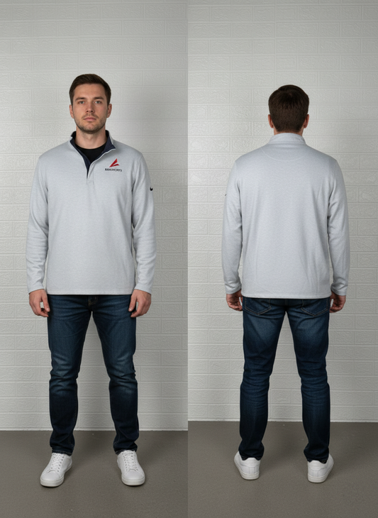 Nike Dri-FIT BSN Sports Performance Track-Shirt - Grey - Size Large